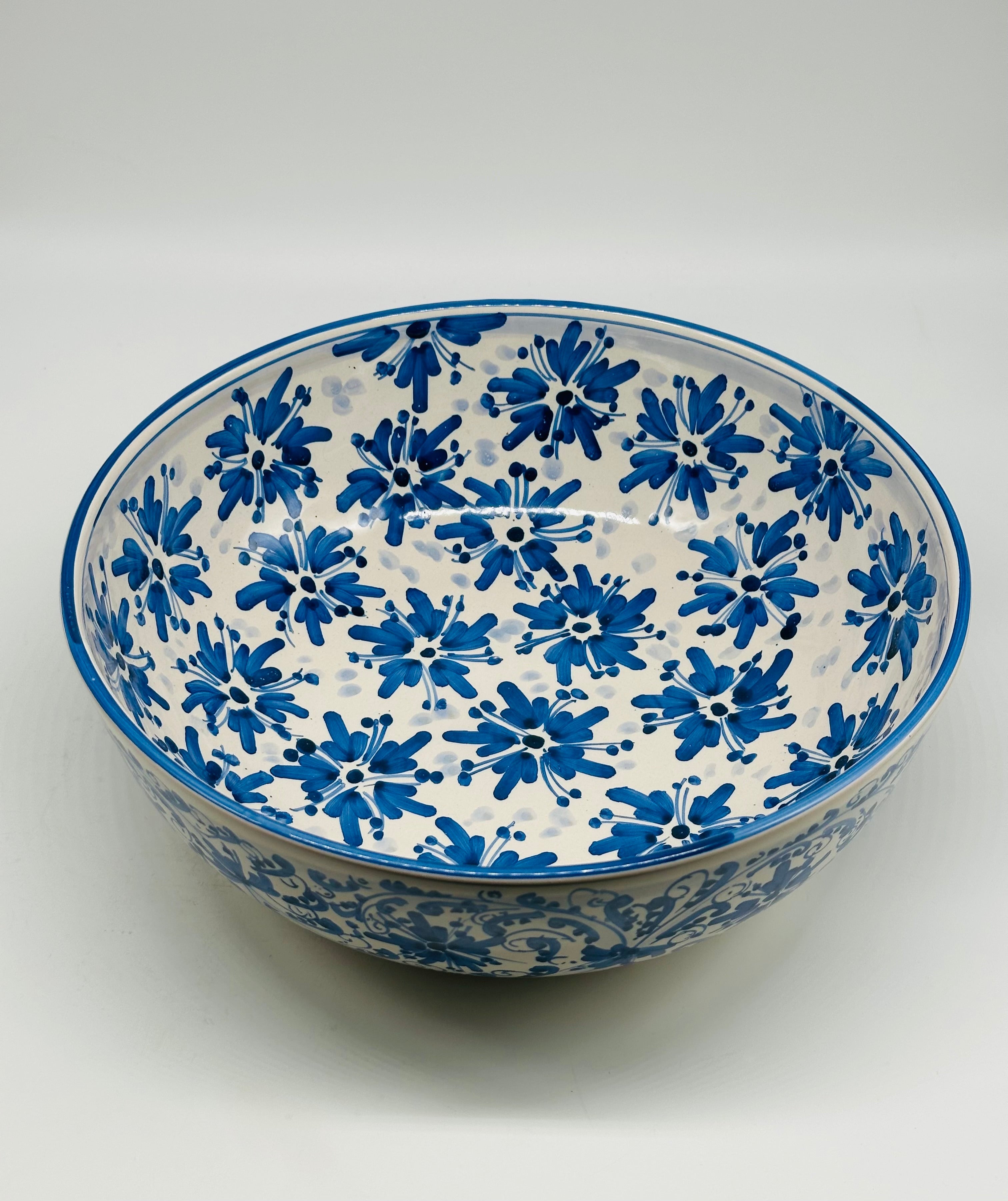 Insalatiera diametro cm 30 Ceramica Caltagirone - Panarea - INSALATIERA