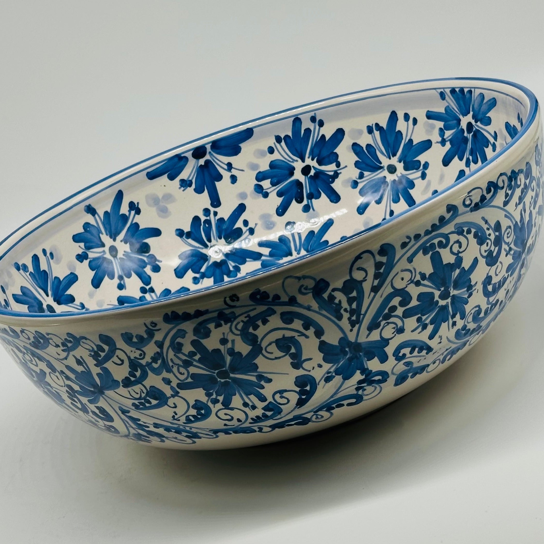 Insalatiera diametro cm 30 Ceramica Caltagirone - Panarea - INSALATIERA