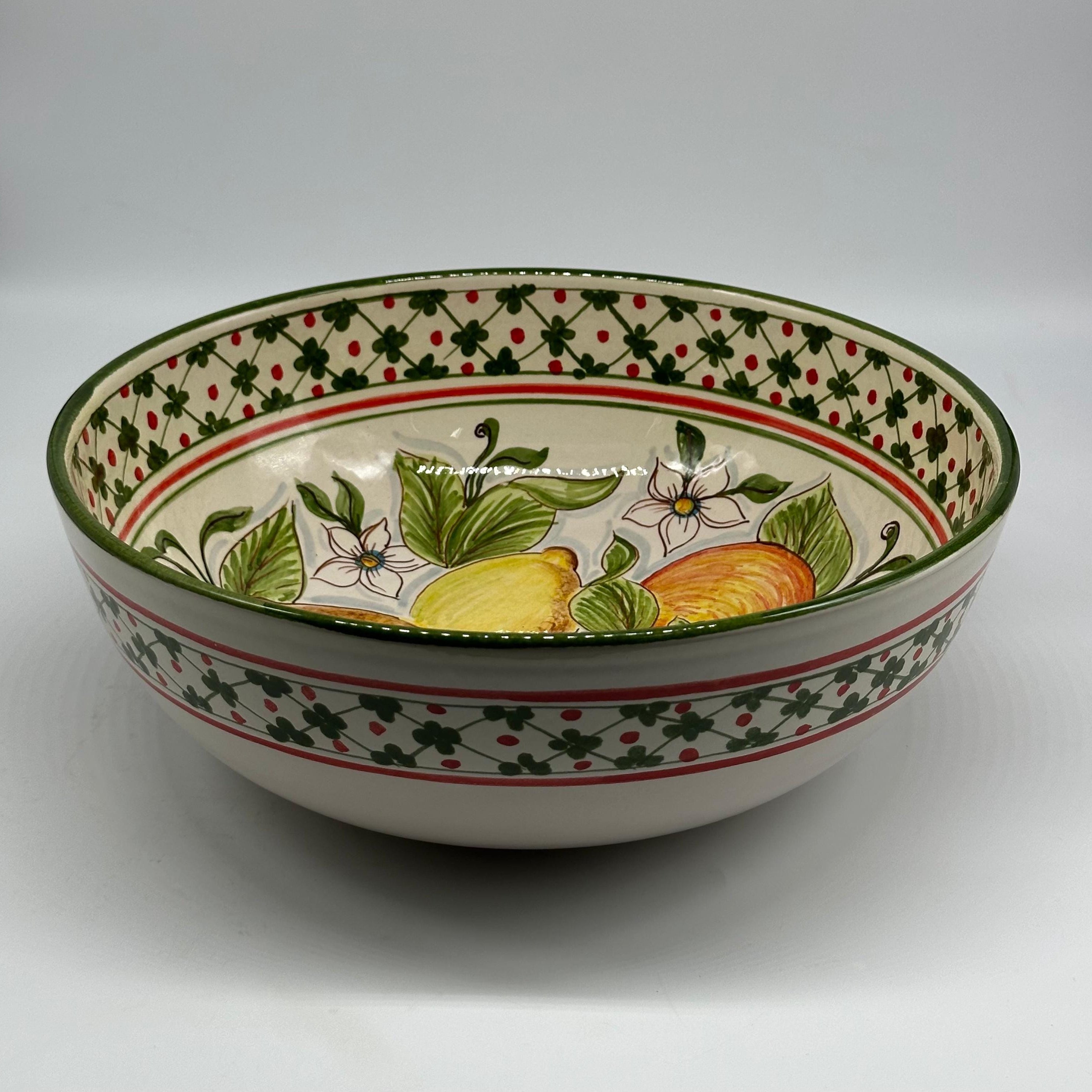 Insalatiera diametro cm 30 Ceramica Caltagirone - Rustico