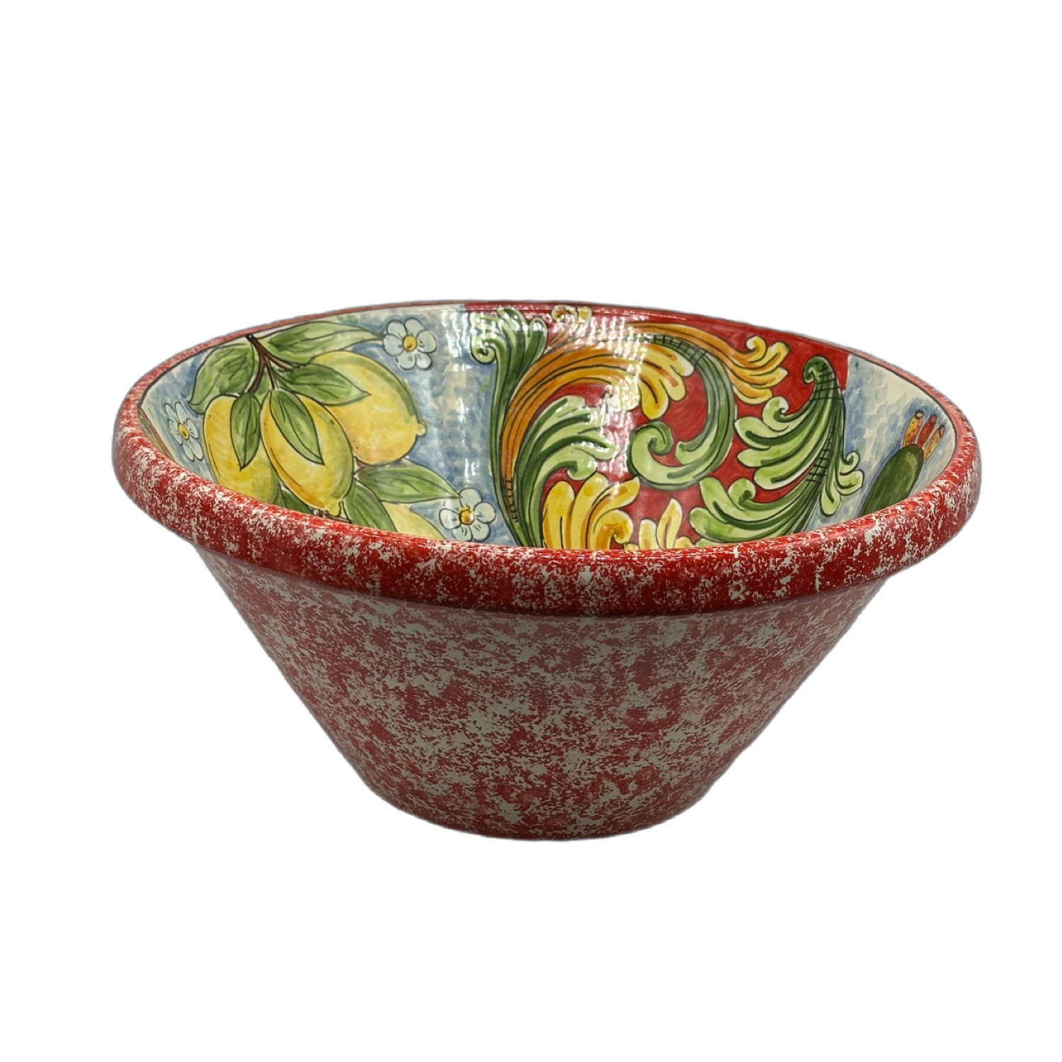 Lavello Ceramica Caltagirone Diametro cm 37 per interno/esterno V.4 - LAVELLI