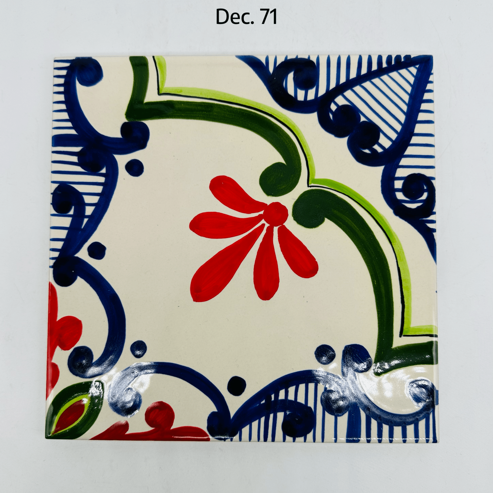 Maioliche Ceramica Caltagirone cm 20x20 Piastrelle Mattonelle decorate a mano - DD CERAMICHE SICILIANE