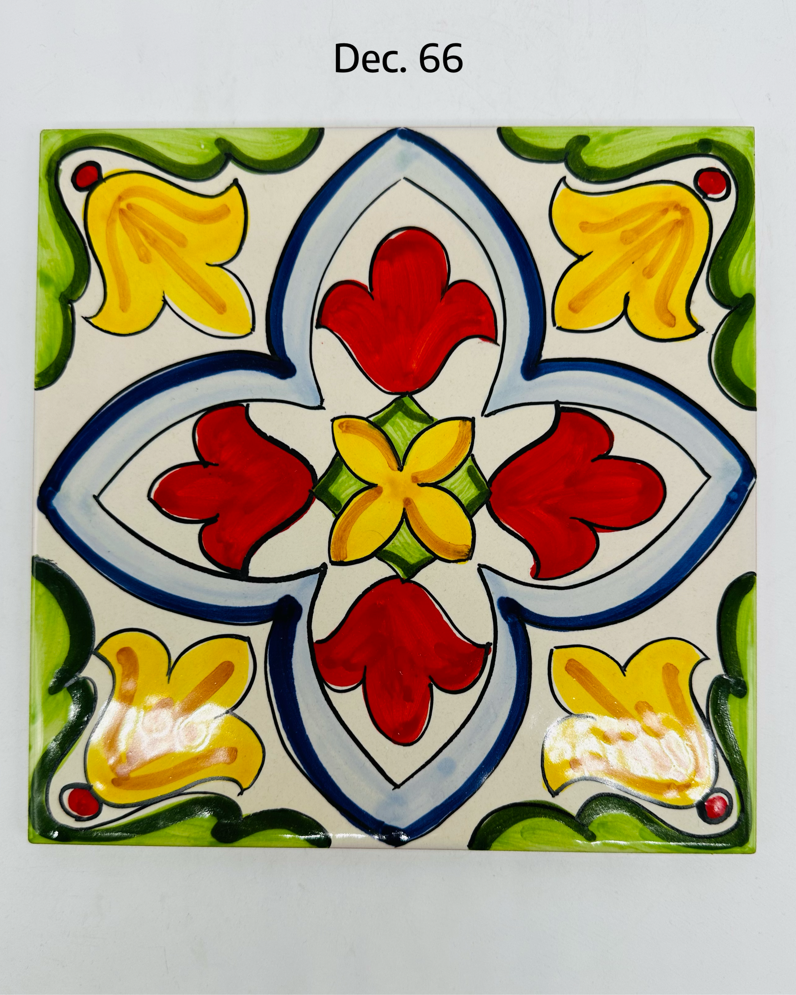 Maioliche Ceramica Caltagirone cm 20x20 Piastrelle Mattonelle decorate a mano DD CERAMICHE SICILIANE