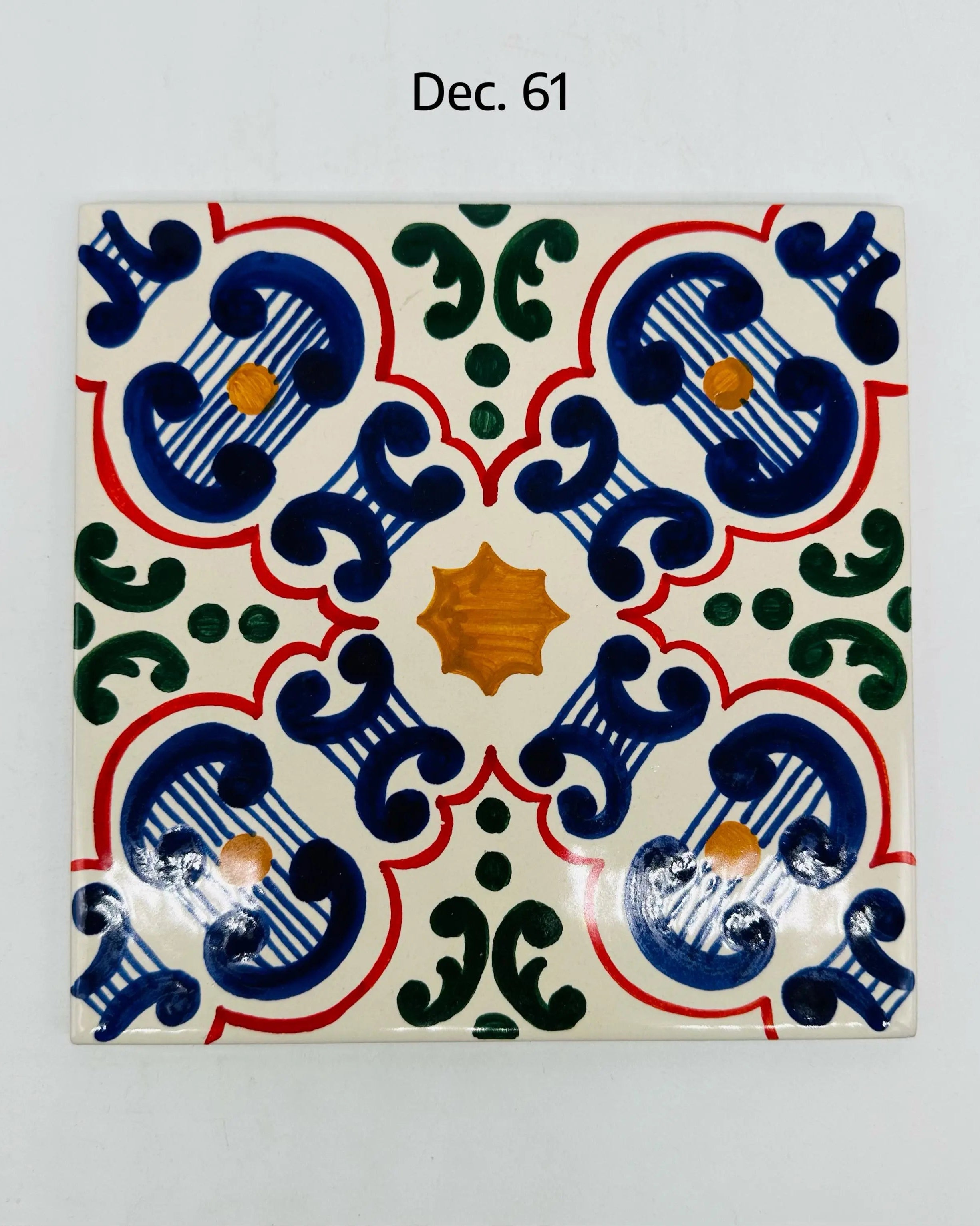 Maioliche Ceramica Caltagirone cm 20x20 Piastrelle Mattonelle decorate a mano DD CERAMICHE SICILIANE