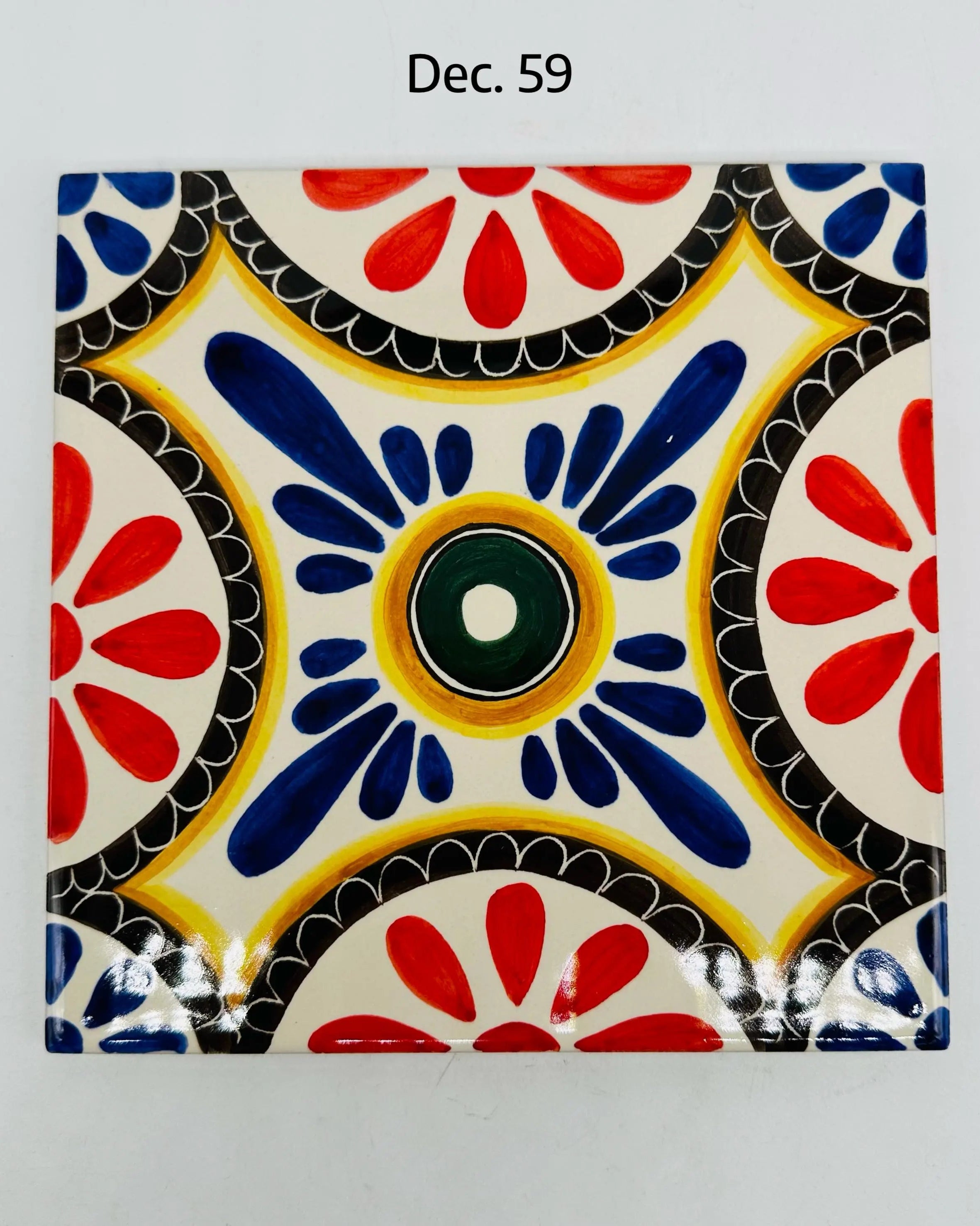 Maioliche Ceramica Caltagirone cm 20x20 Piastrelle Mattonelle decorate a mano DD CERAMICHE SICILIANE