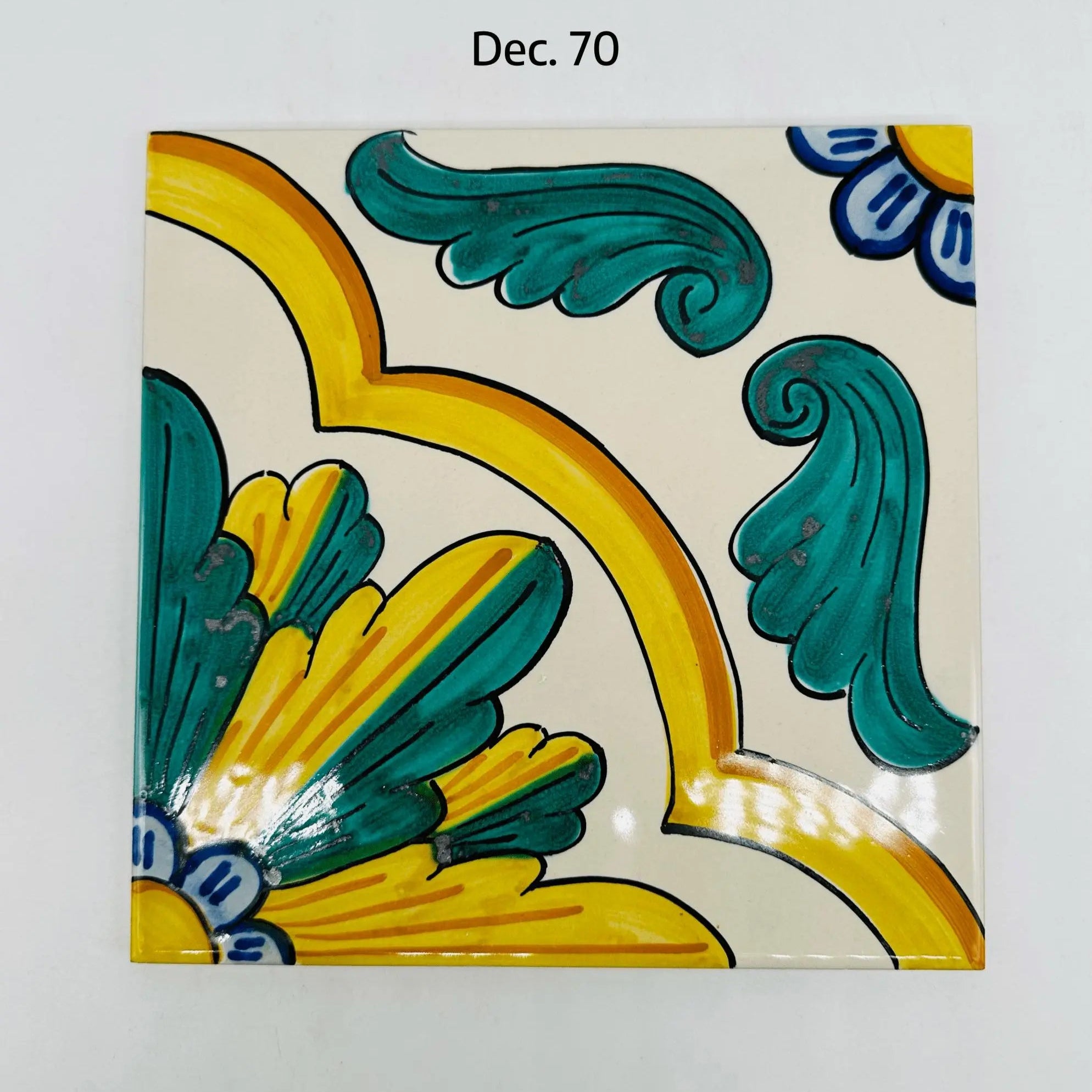 Maioliche Ceramica Caltagirone cm 20x20 Piastrelle Mattonelle decorate a mano - PIASTRELLE