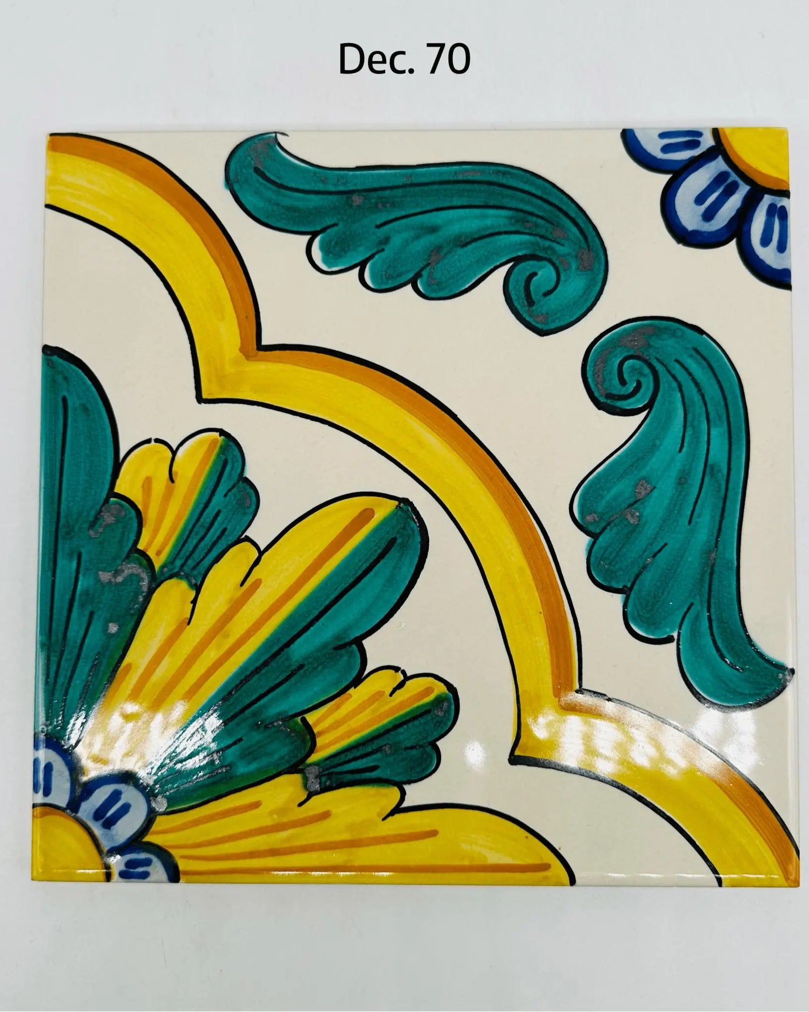 Maioliche Ceramica Caltagirone cm 20x20 Piastrelle Mattonelle decorate a mano - PIASTRELLE