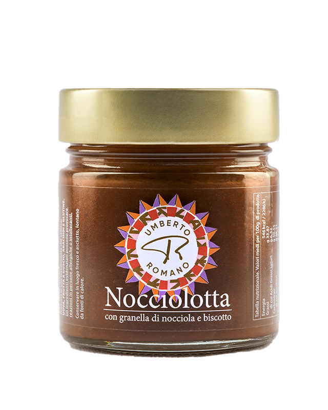 Nocciolotta con granella di nocciola e biscotto 200gr - CREME SPALMABILI