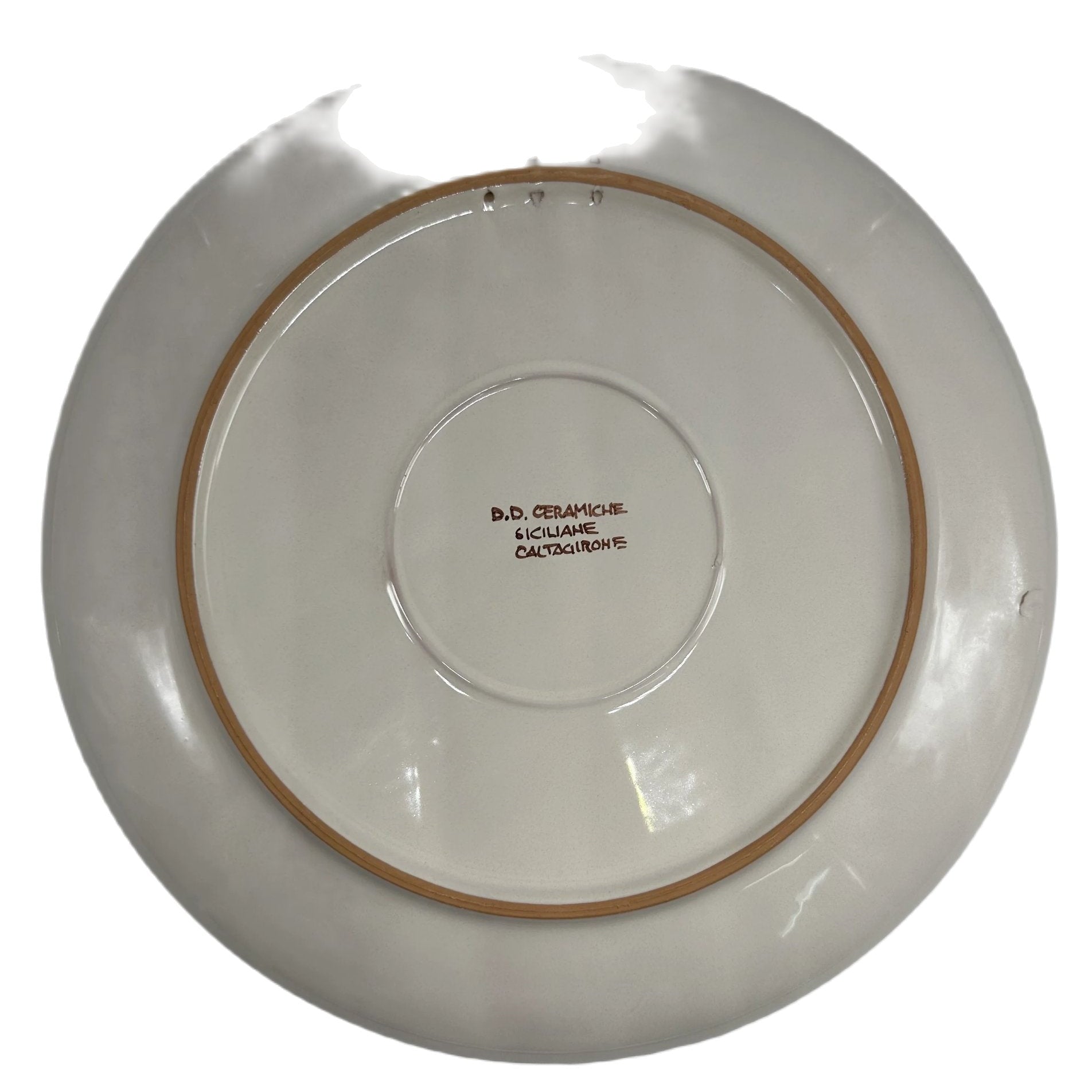 Piatto da Portata Diametro 37cm Uso Alimentare Ceramica Caltagirone - Fico d’India - PIATTI SERVIZIO