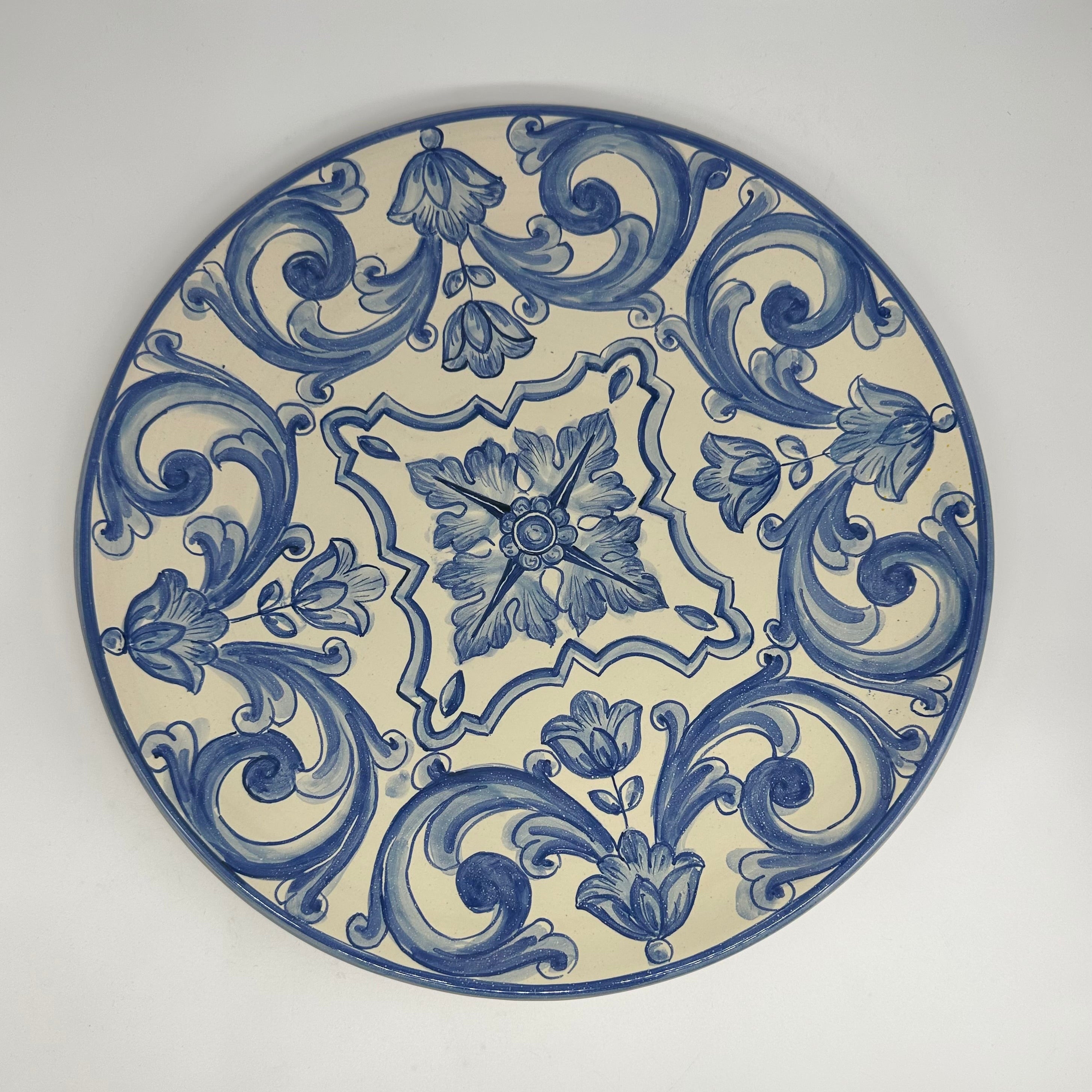 Piatto da Portata Diametro 37cm Uso Alimentare Ceramica Caltagirone - Mykonos - PIATTI