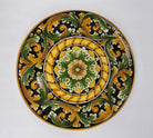 Piatto Decorativo dipinto a mano diametro cm 30 Decoro n.11 - DD CERAMICHE SICILIANE
