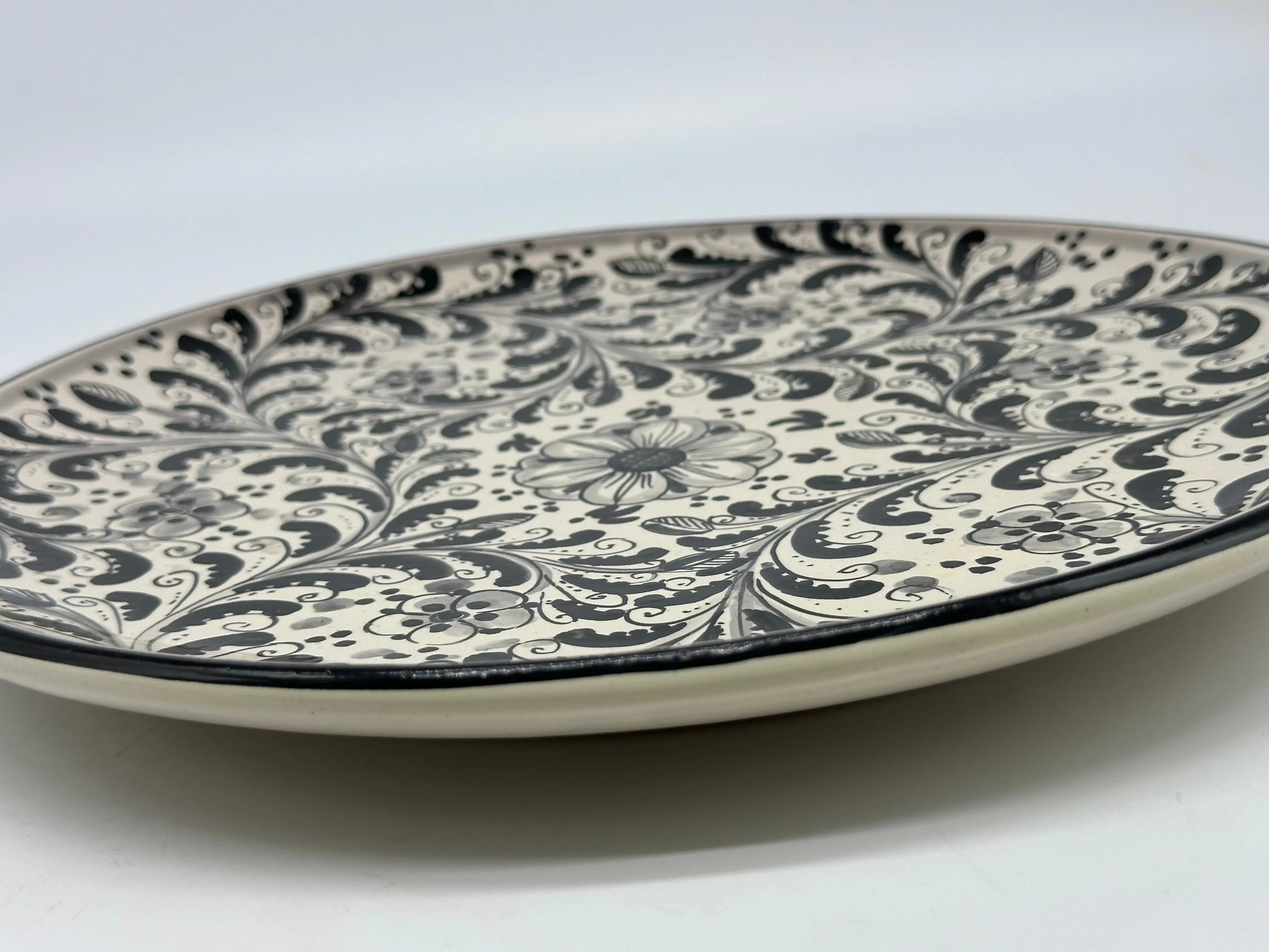 Piatto Decorativo dipinto a mano diametro cm 30 Decoro n.25 DD CERAMICHE SICILIANE