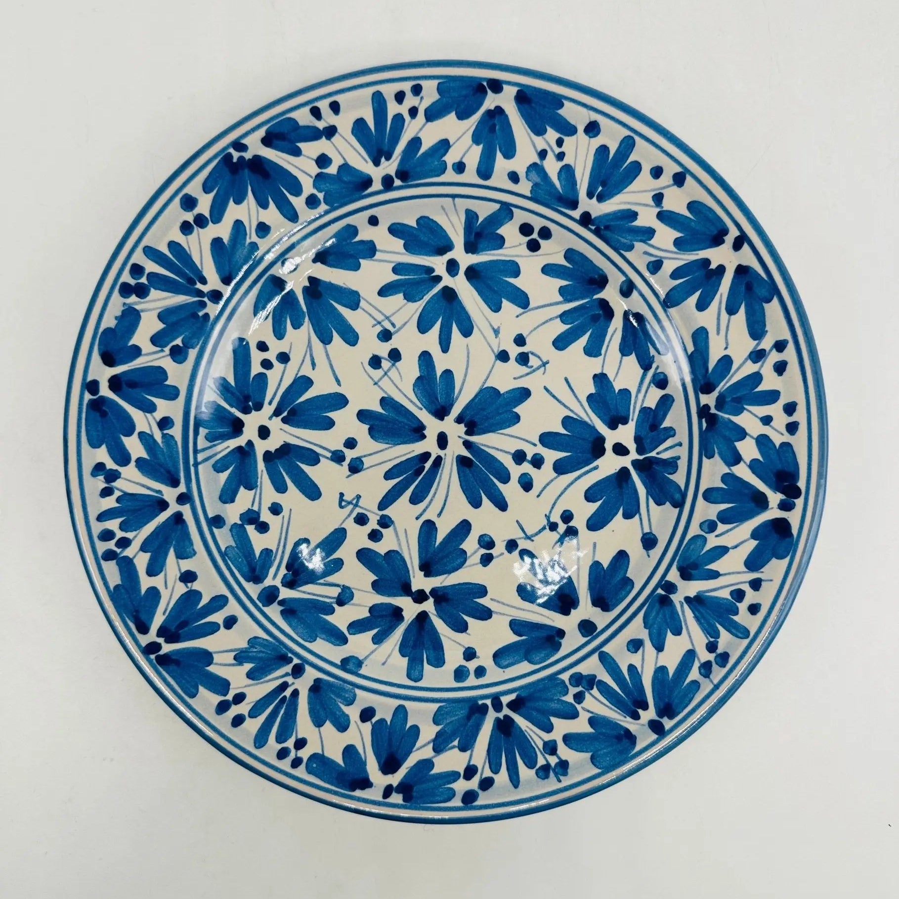 Piatto Dessert Uso Alimentare Ceramica Caltagirone - Panarea - PIATTI SERVIZIO