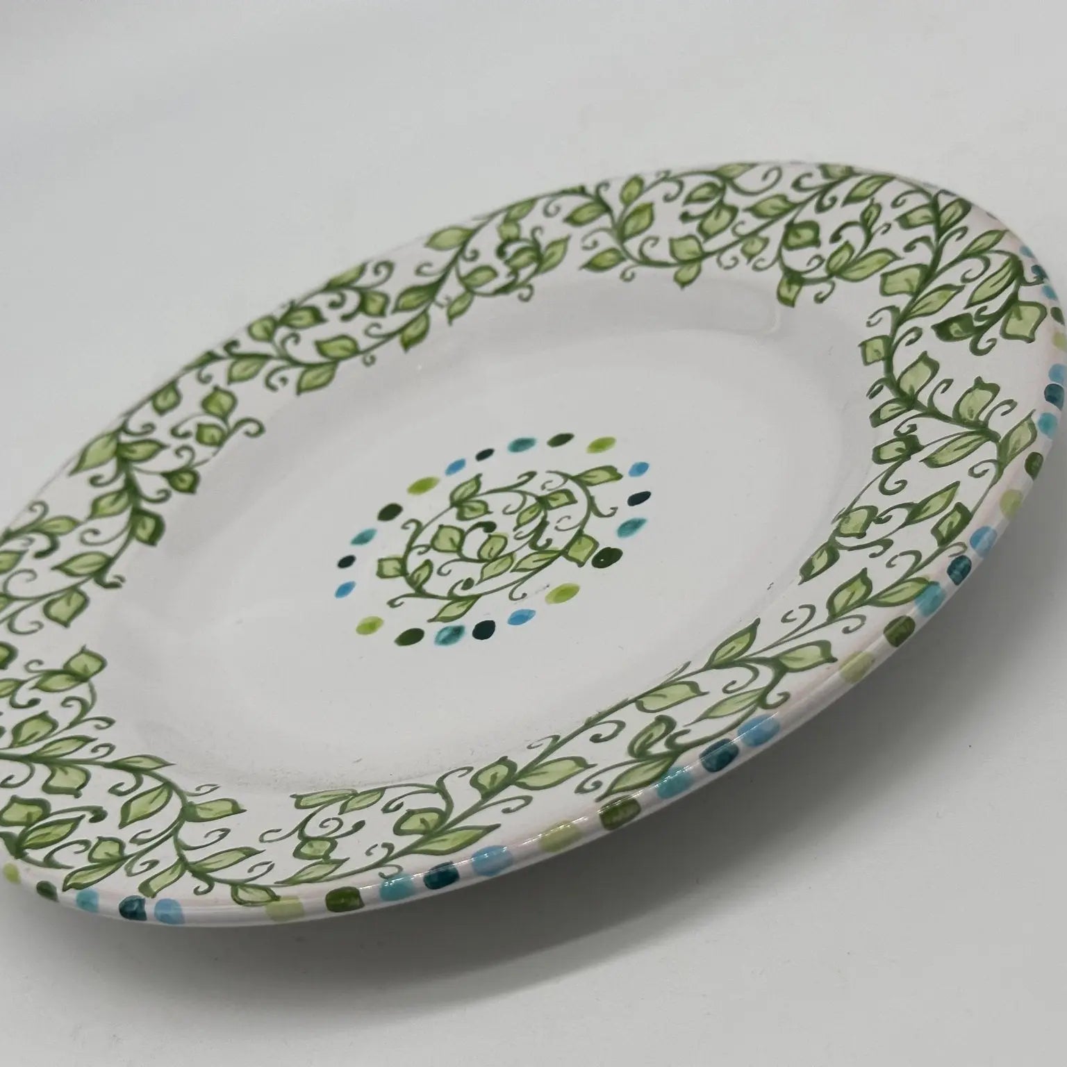 Piatto Dessert Uso Alimentare Ceramica Caltagirone - Rodolite - PIATTI SERVIZIO