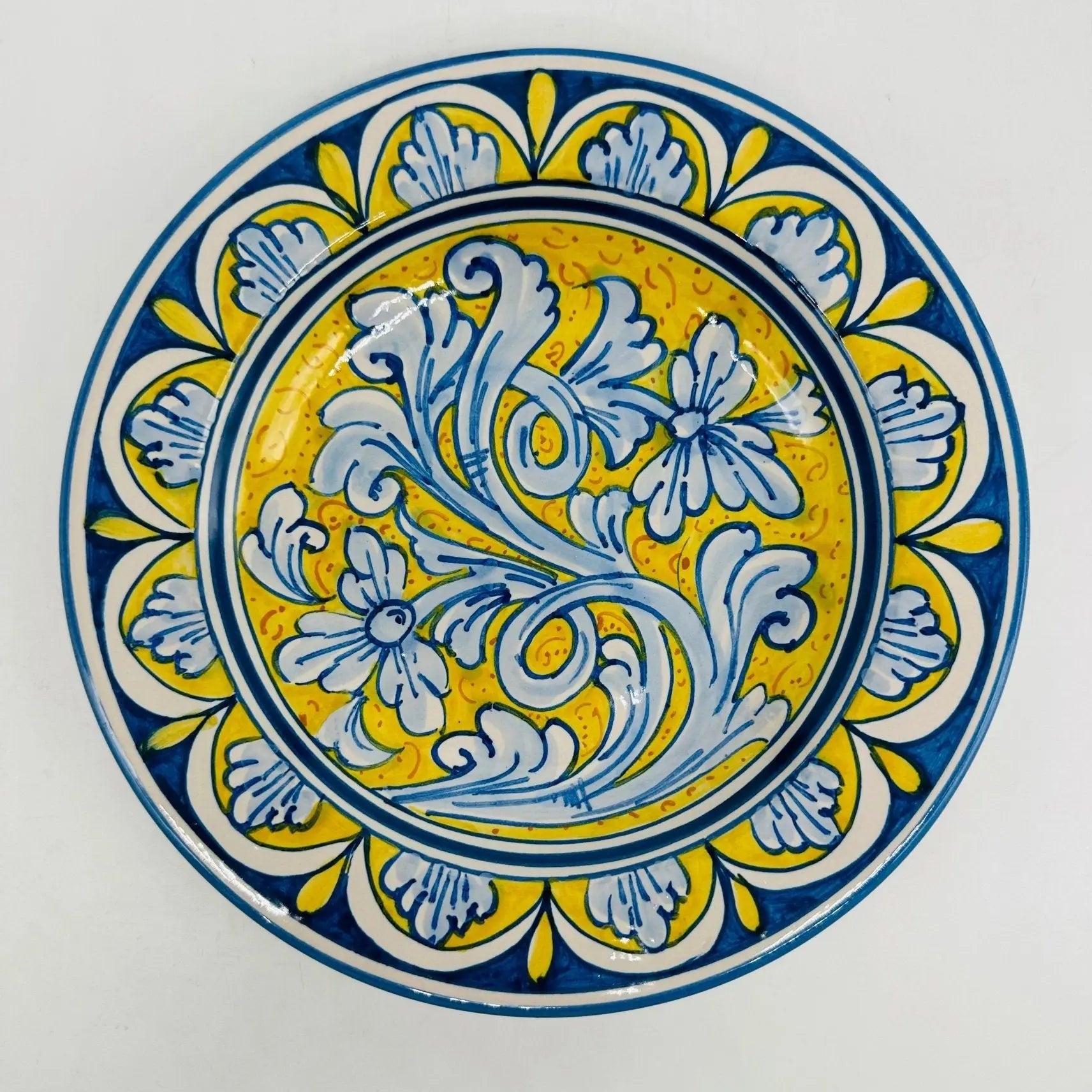 Piatto Fondo Uso Alimentare Ceramica Caltagirone - Crisoberillo - PIATTI SERVIZIO