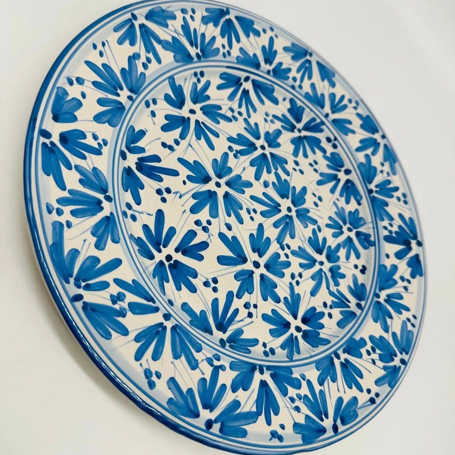 Piatto Piano Uso Alimentare Ceramica Caltagirone - Panarea - PIATTI SERVIZIO