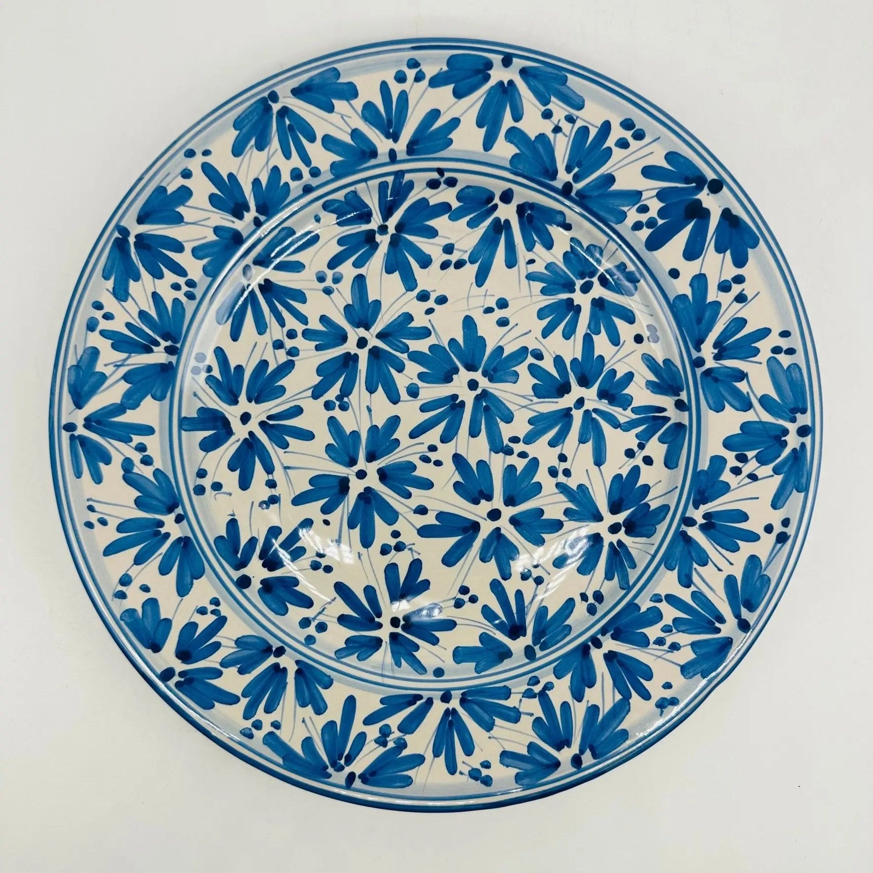 Piatto Piano Uso Alimentare Ceramica Caltagirone - Panarea - PIATTI SERVIZIO
