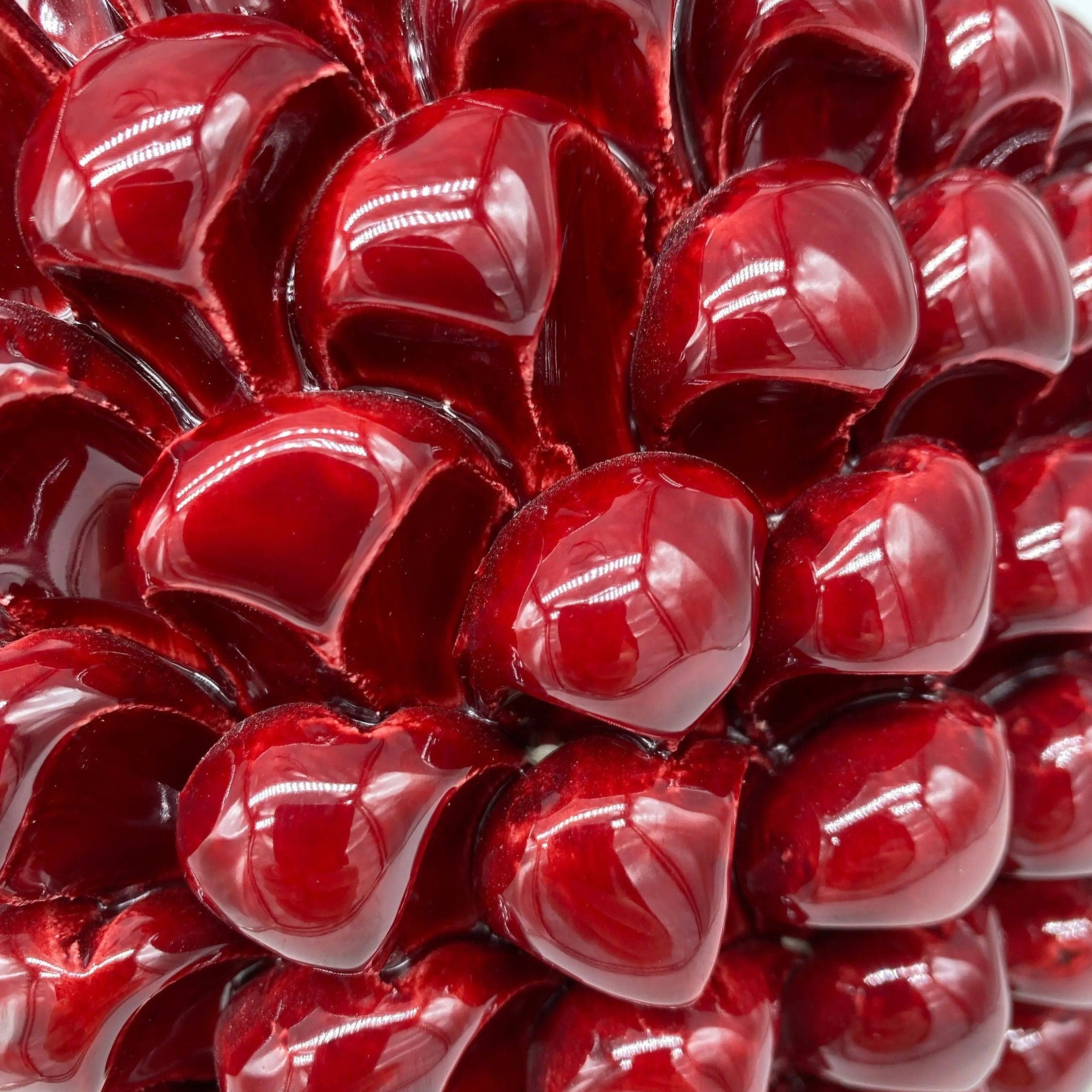 Pigna Aurum Ceramica Caltagirone cm H.30 Artigianale Bordeaux DD CERAMICHE SICILIANE