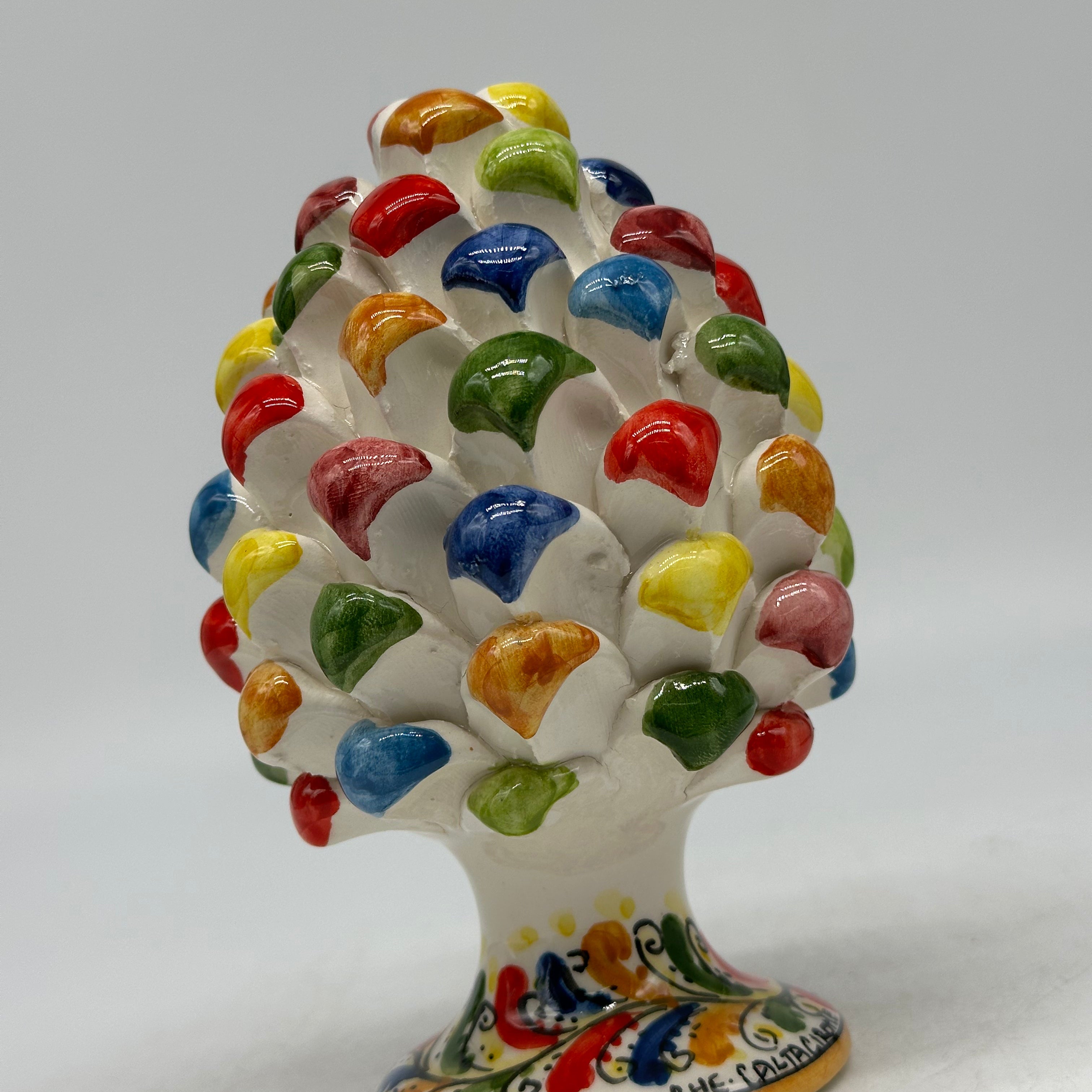 Pigna Ceramica Caltagirone Artigianale cm H.15 Multicolor - PIGNE