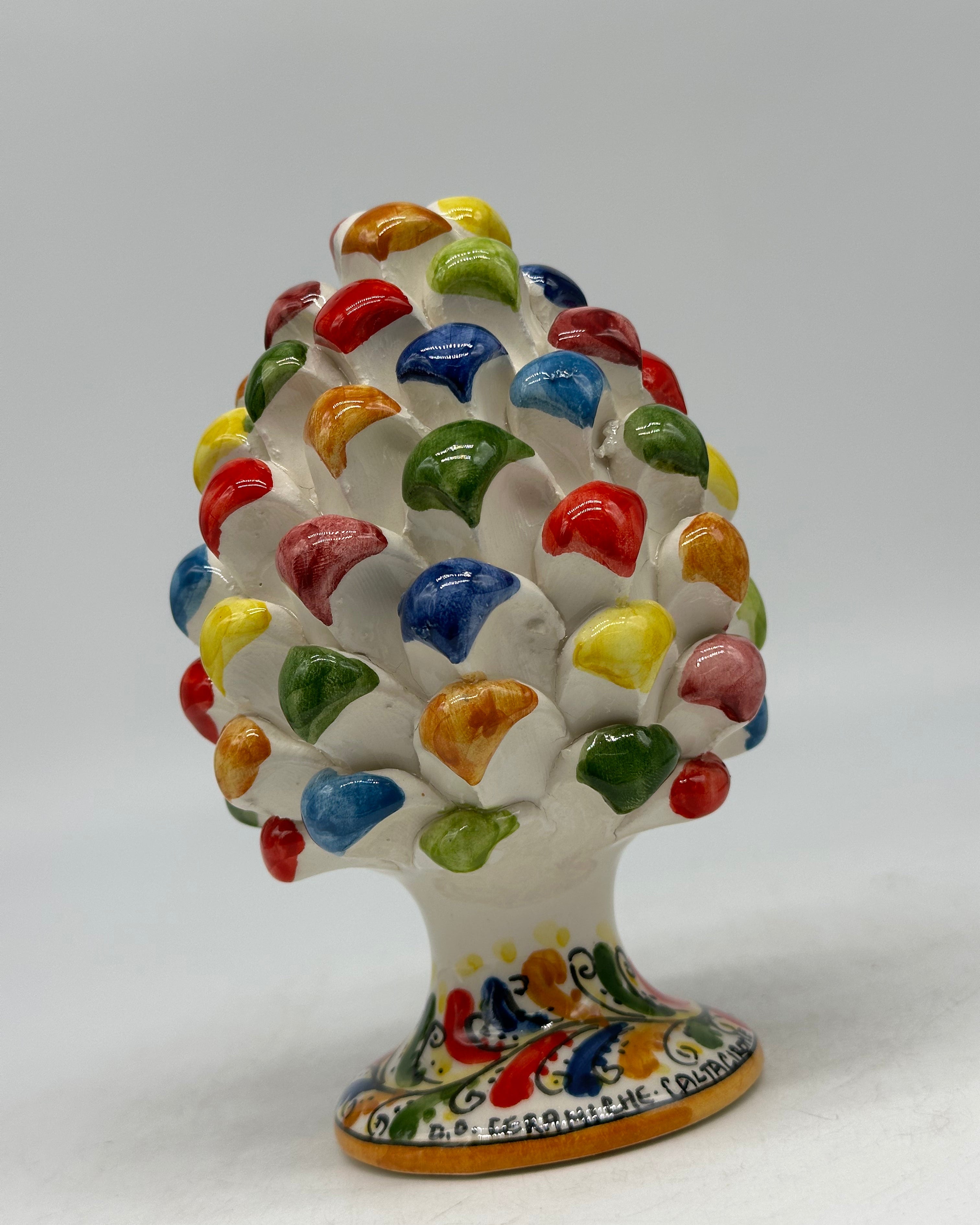 Pigna Ceramica Caltagirone Artigianale cm H.15 Multicolor - PIGNE