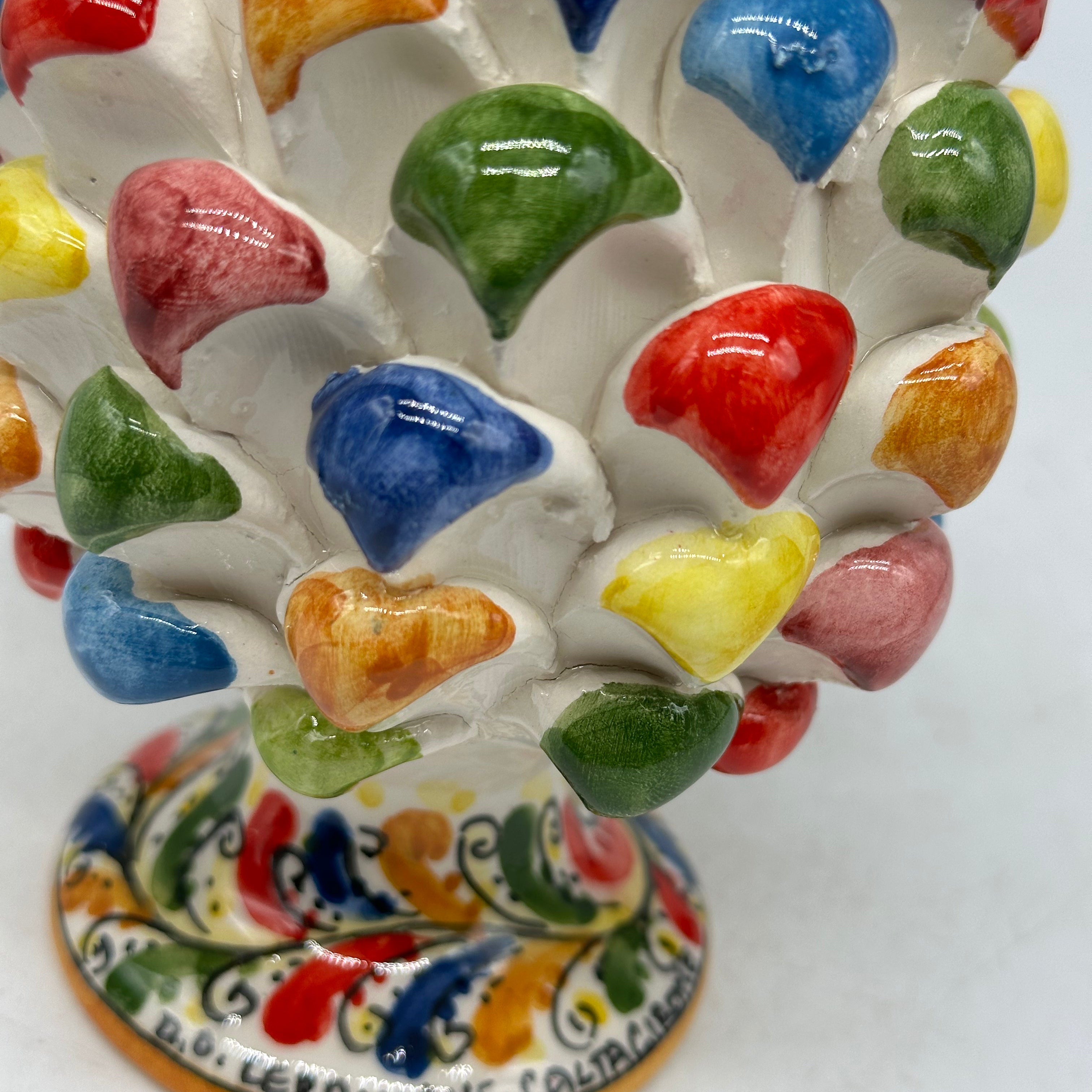 Pigna Ceramica Caltagirone Artigianale cm H.15 Multicolor - PIGNE