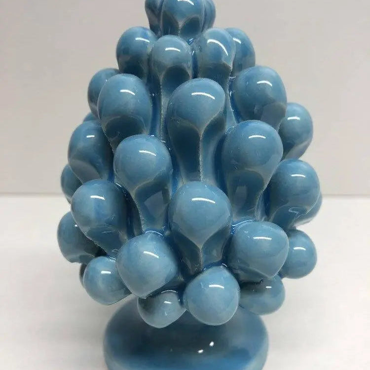 Pigna Ceramica Caltagirone cm H.10 Artigianale VARI COLORI DD CERAMICHE SICILIANE