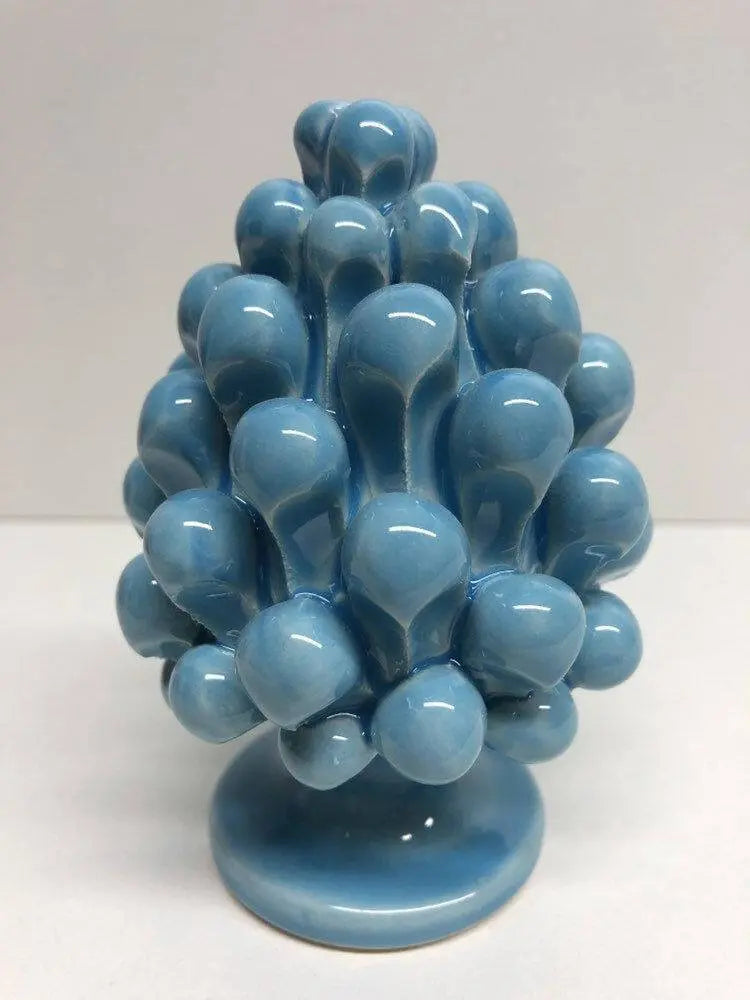 Pigna Ceramica Caltagirone cm H.10 Artigianale VARI COLORI DD CERAMICHE SICILIANE