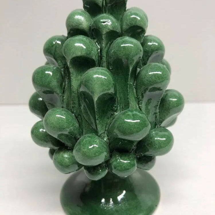 Pigna Ceramica Caltagirone cm H.10 Artigianale VARI COLORI DD CERAMICHE SICILIANE