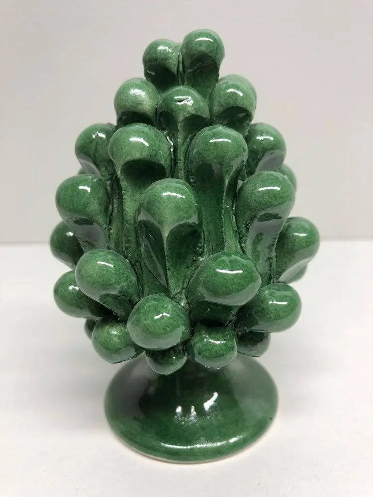 Pigna Ceramica Caltagirone cm H.10 Artigianale VARI COLORI DD CERAMICHE SICILIANE