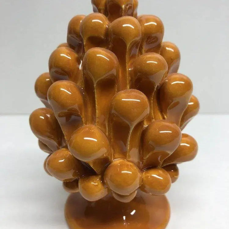 Pigna Ceramica Caltagirone cm H.10 Artigianale VARI COLORI DD CERAMICHE SICILIANE