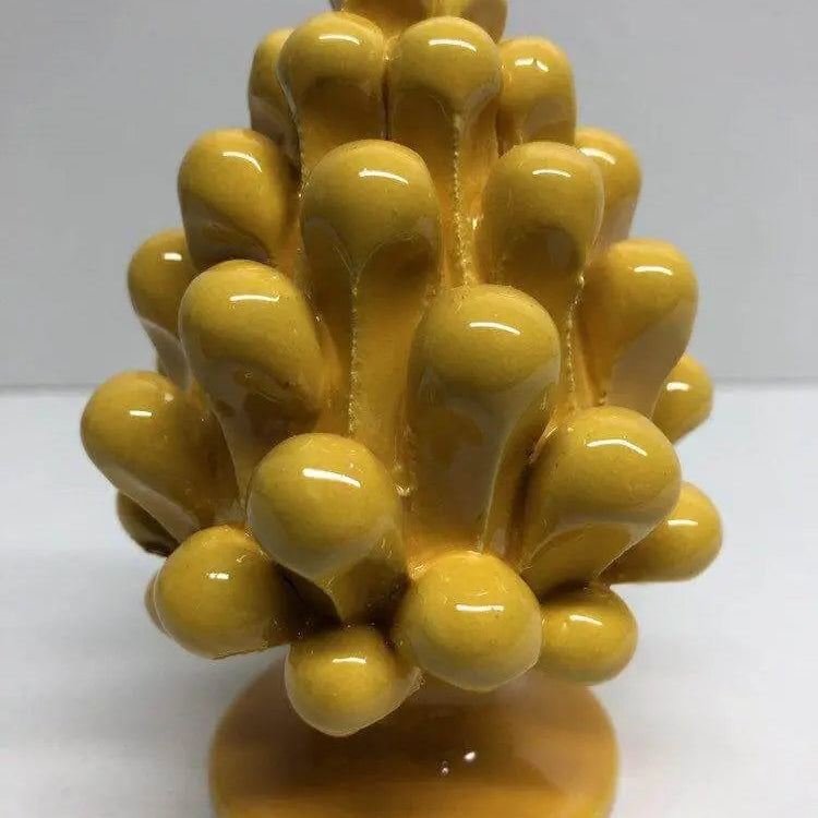 Pigna Ceramica Caltagirone cm H.10 Artigianale VARI COLORI DD CERAMICHE SICILIANE