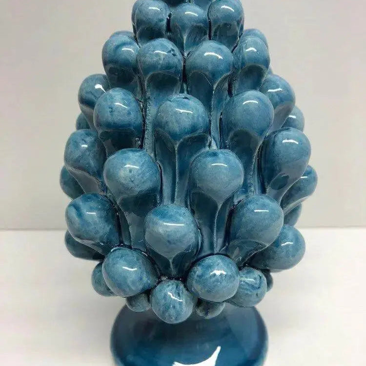 Pigna Ceramica Caltagirone cm H.15 Artigianale VARI COLORI - DD CERAMICHE SICILIANE