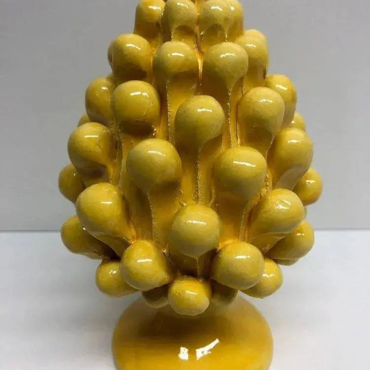 Pigna Ceramica Caltagirone cm H.15 Artigianale VARI COLORI - DD CERAMICHE SICILIANE