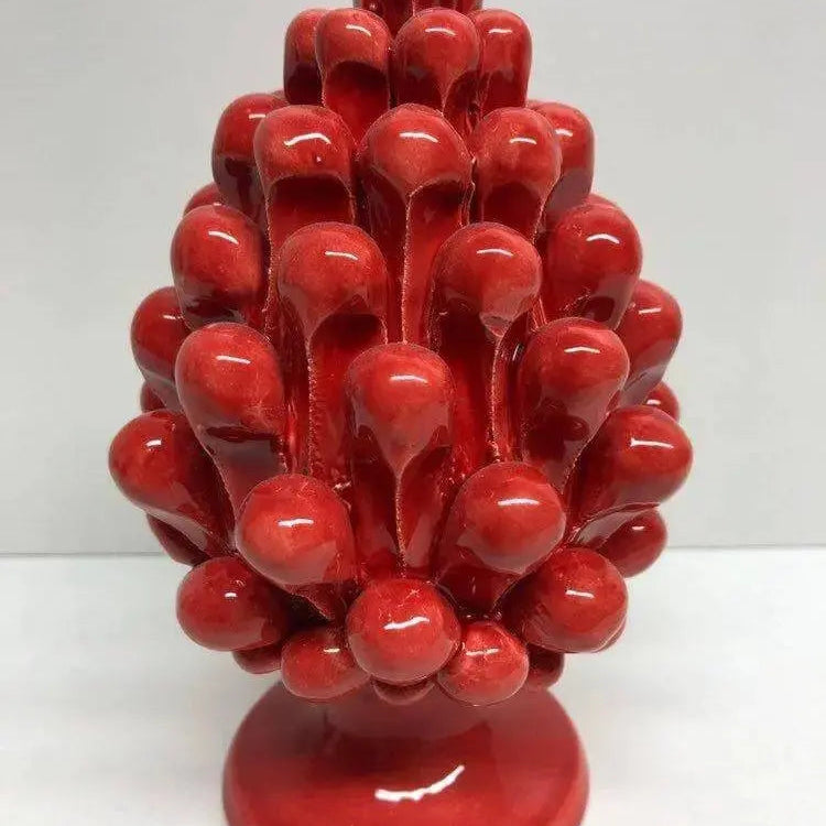 Pigna Ceramica Caltagirone cm H.15 Artigianale VARI COLORI - DD CERAMICHE SICILIANE