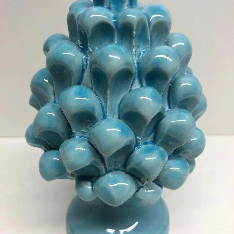 Pigna Ceramica Caltagirone cm H.15 Artigianale VARI COLORI - DD CERAMICHE SICILIANE