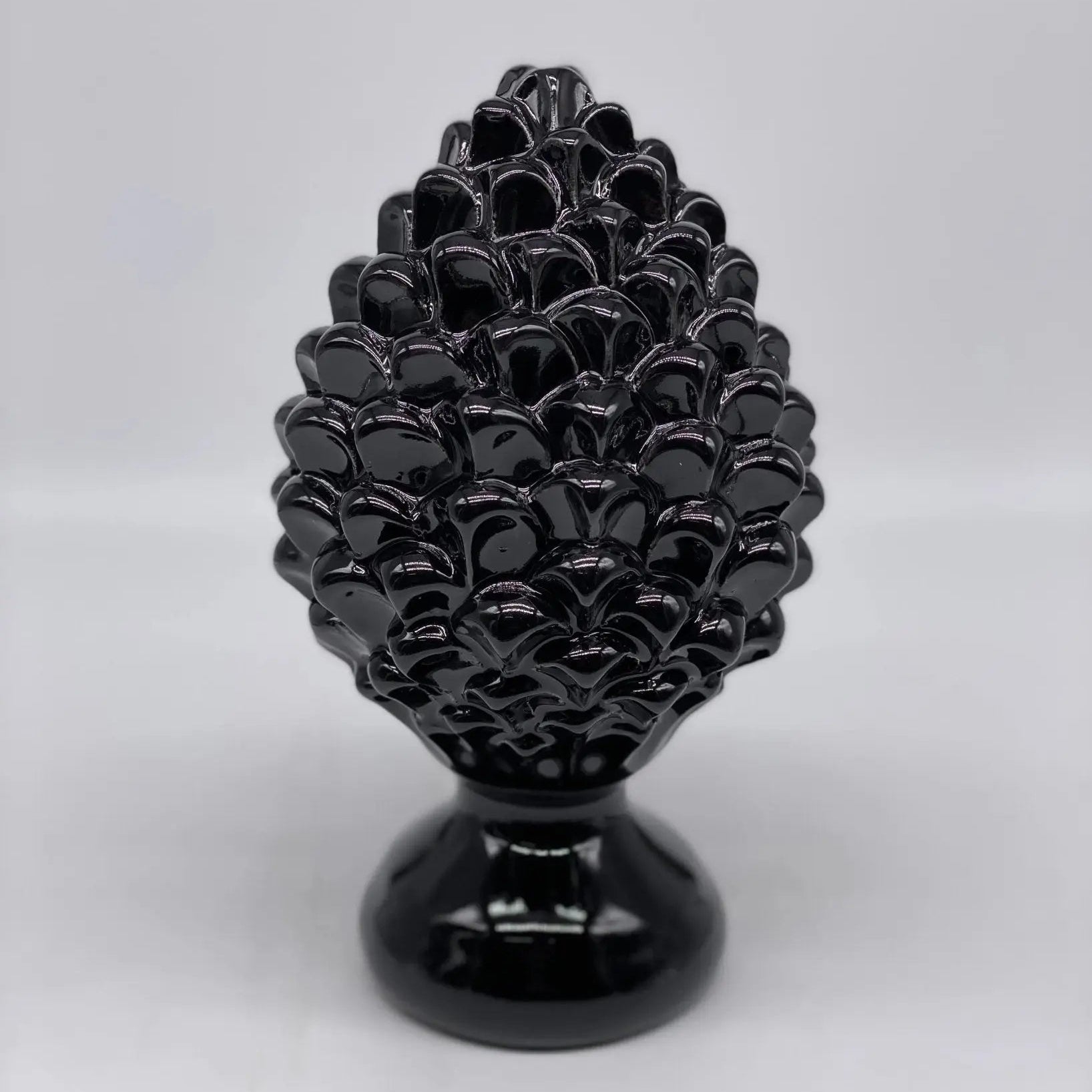 Pigna Ceramica Caltagirone cm H.20 Artigianale Linea Luis - DD CERAMICHE SICILIANE