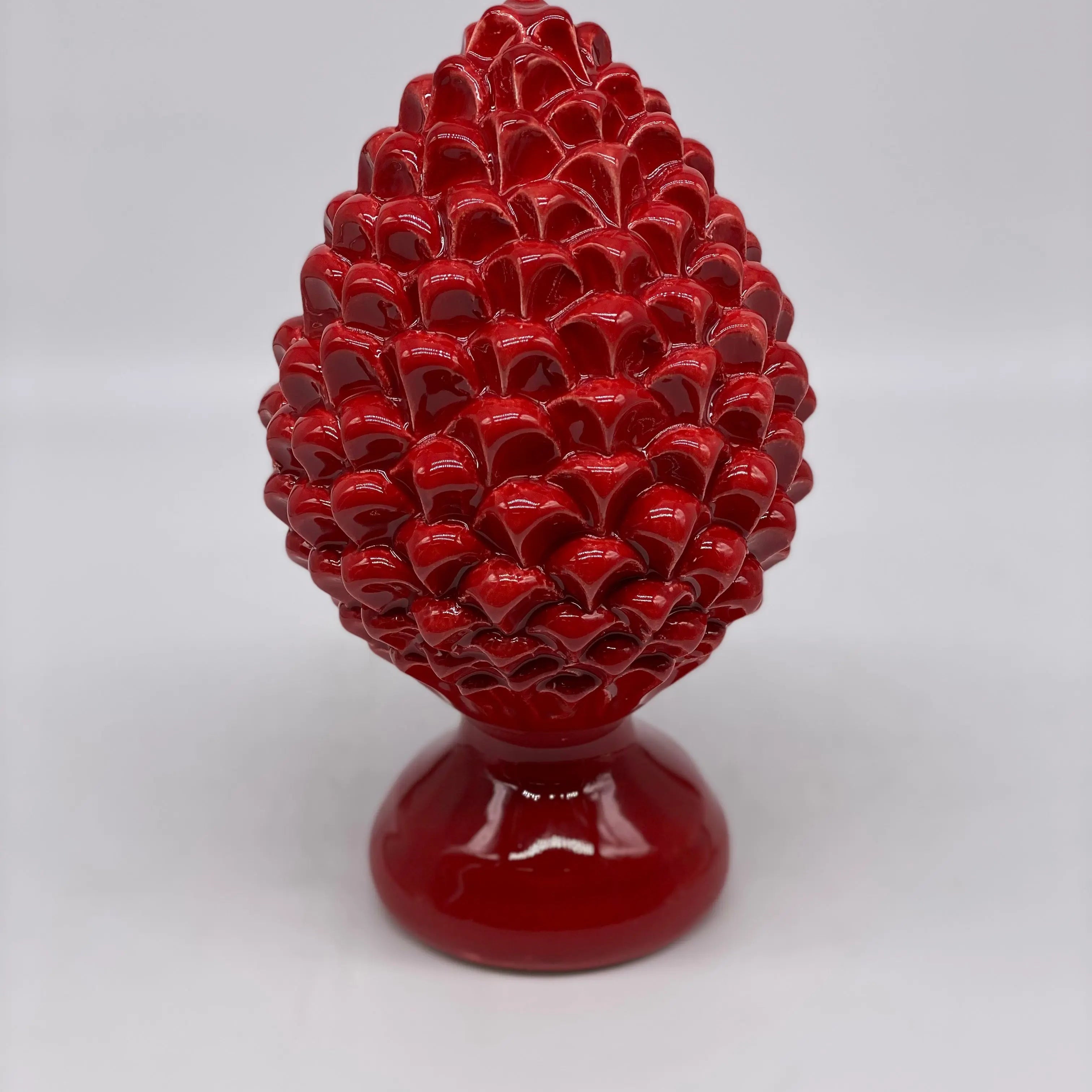 Pigna Ceramica Caltagirone cm H.20 Artigianale Linea Luis DD CERAMICHE SICILIANE