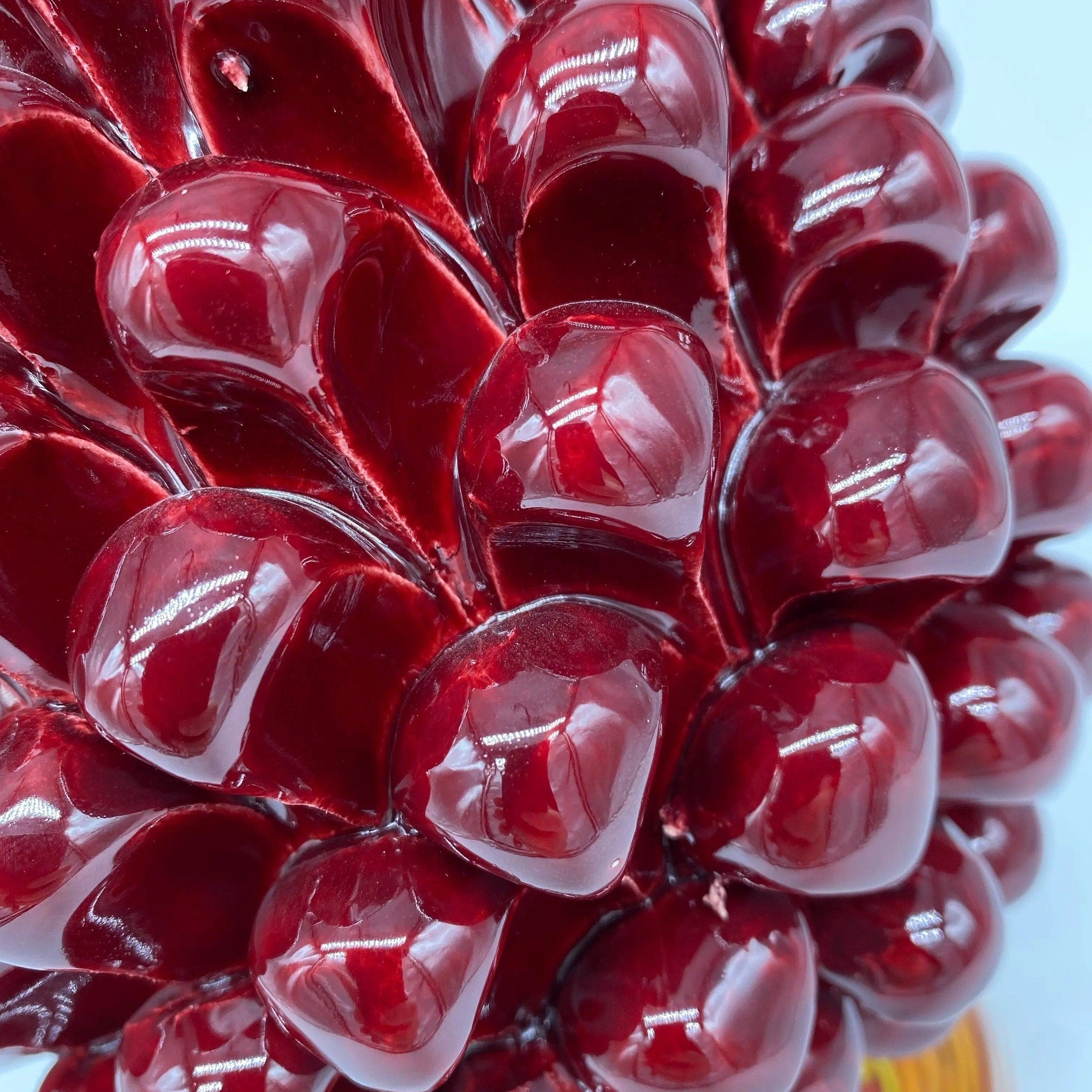 Pigna Ceramica Caltagirone cm H.25 Artigianale Bordeaux Base Decorata DD CERAMICHE SICILIANE