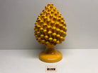 Pigna Ceramica Caltagirone cm H.30 Artigianale Giallo DD CERAMICHE SICILIANE