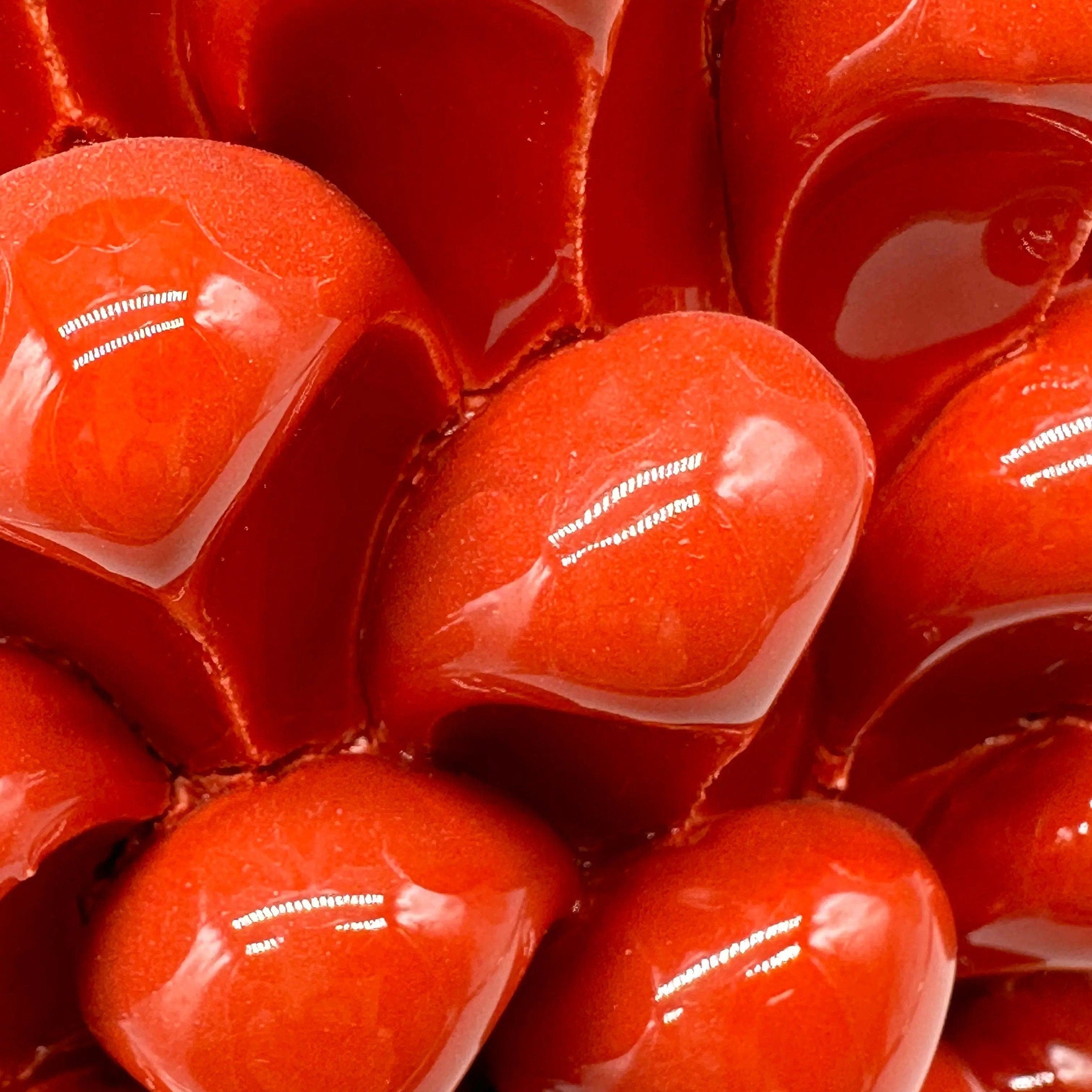 Pigna Ceramica Caltagirone cm H.30 Artigianale Rosso Base Decorata Giglio DD CERAMICHE SICILIANE