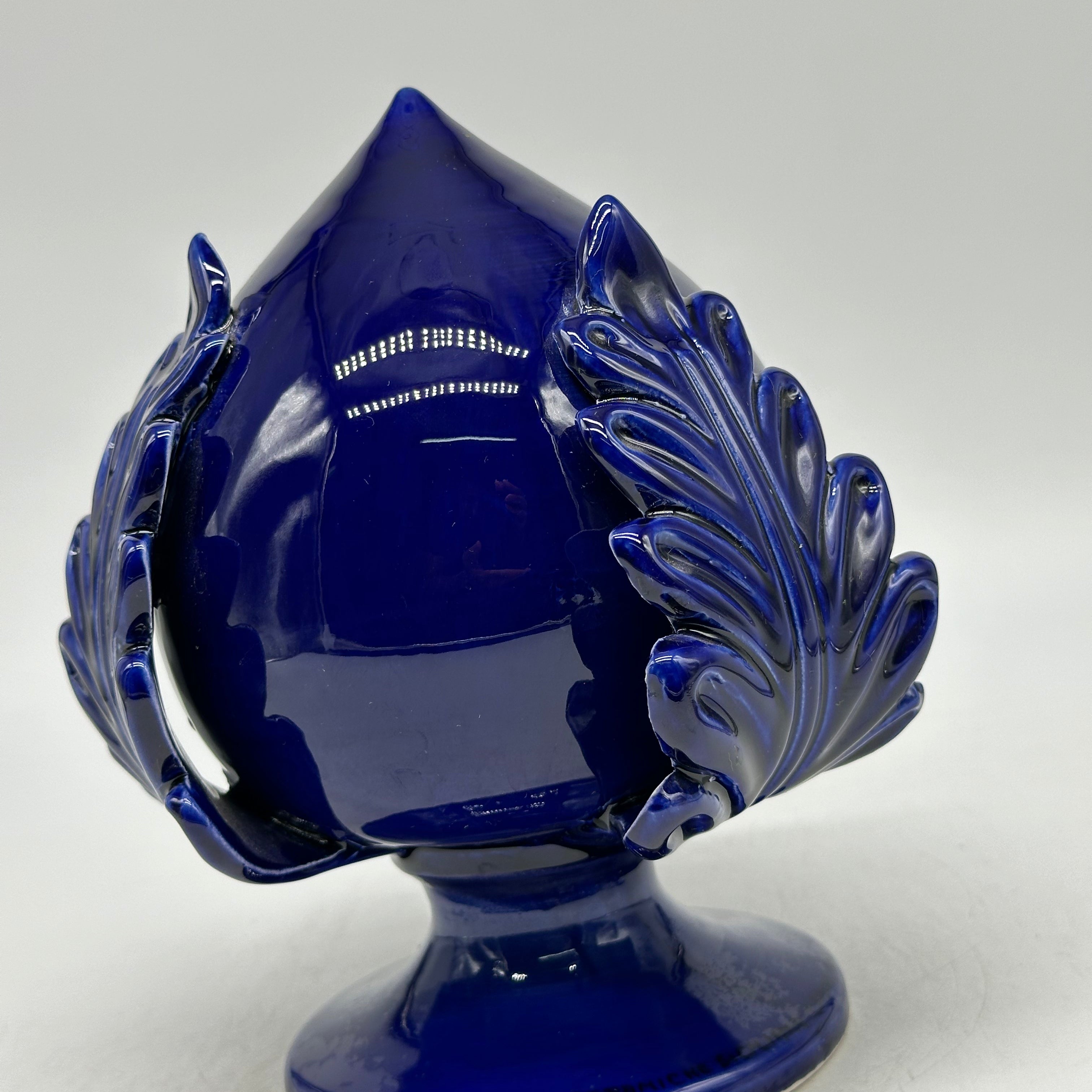 Pumo Ceramica Caltagirone cm H.20 Artigianale Blu - PUMI