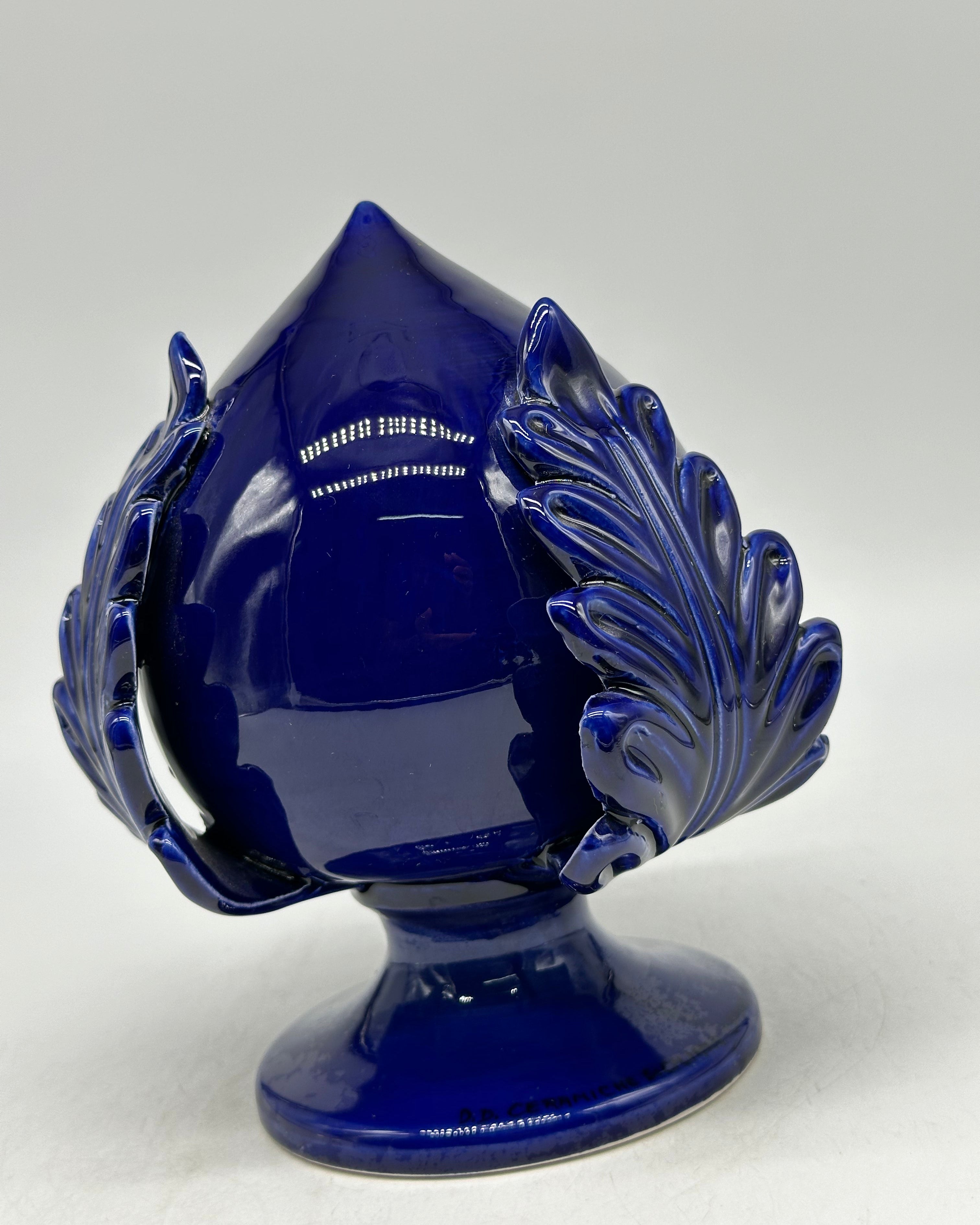 Pumo Ceramica Caltagirone cm H.20 Artigianale Blu - PUMI