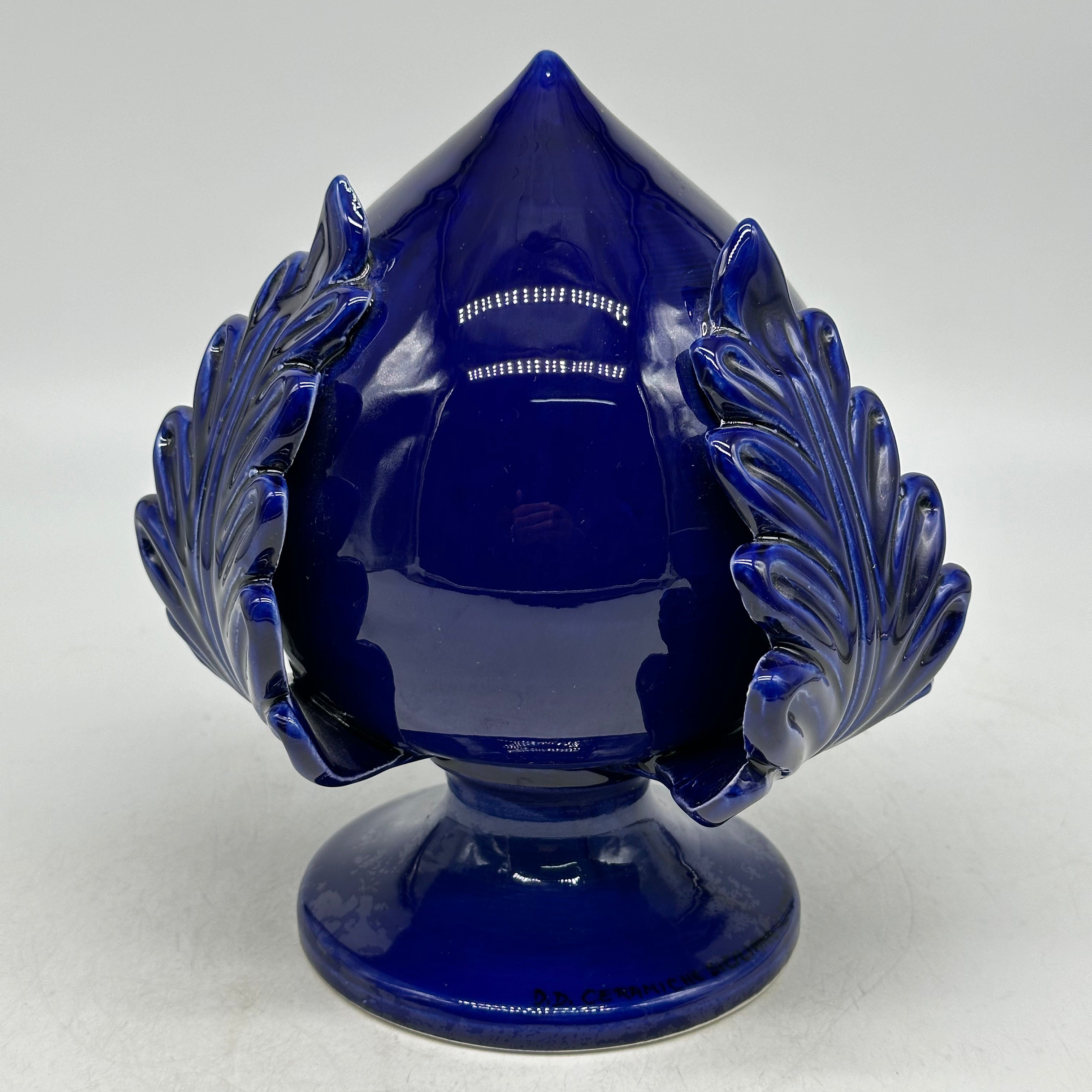 Pumo Ceramica Caltagirone cm H.20 Artigianale Blu - PUMI