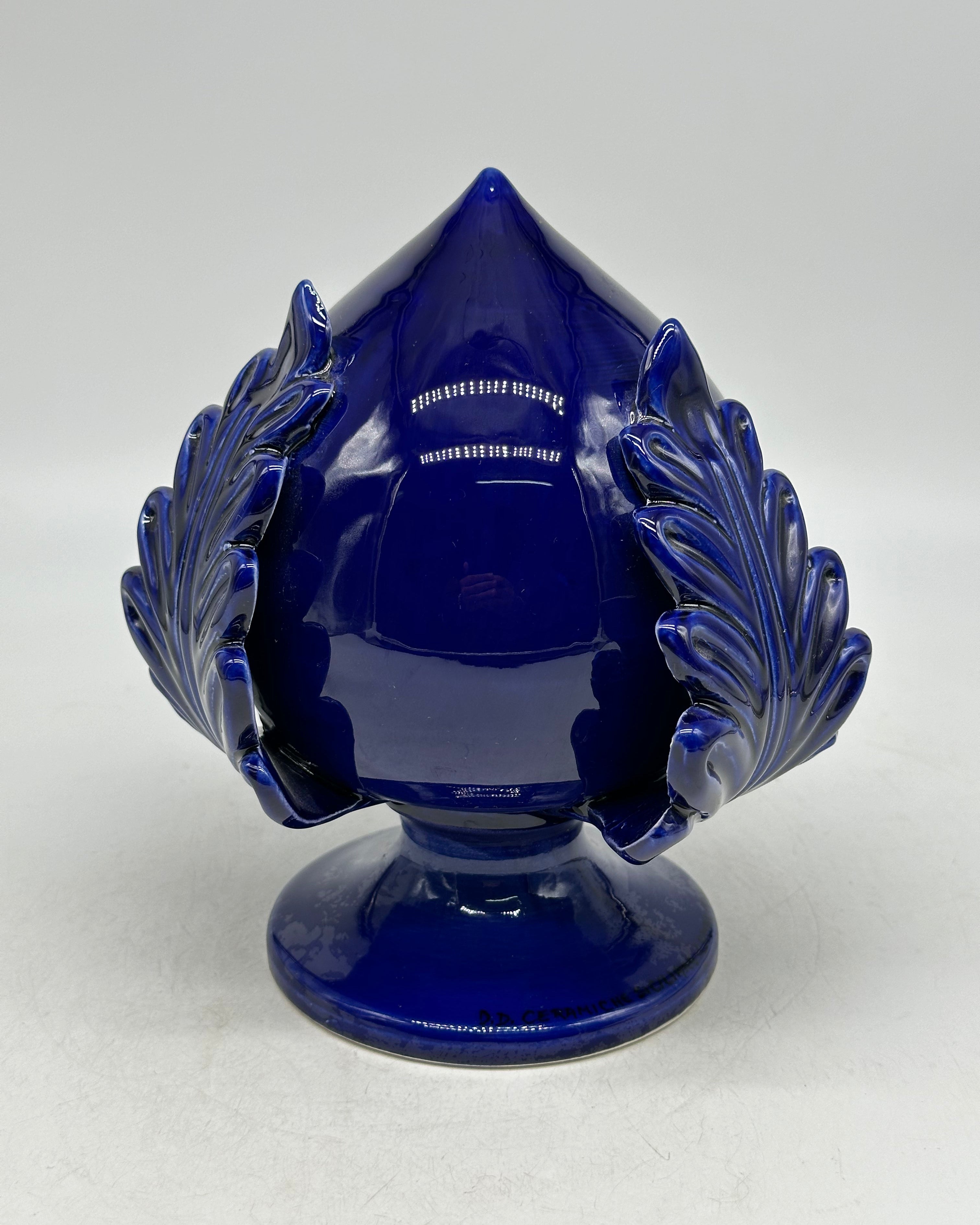 Pumo Ceramica Caltagirone cm H.20 Artigianale Blu - PUMI