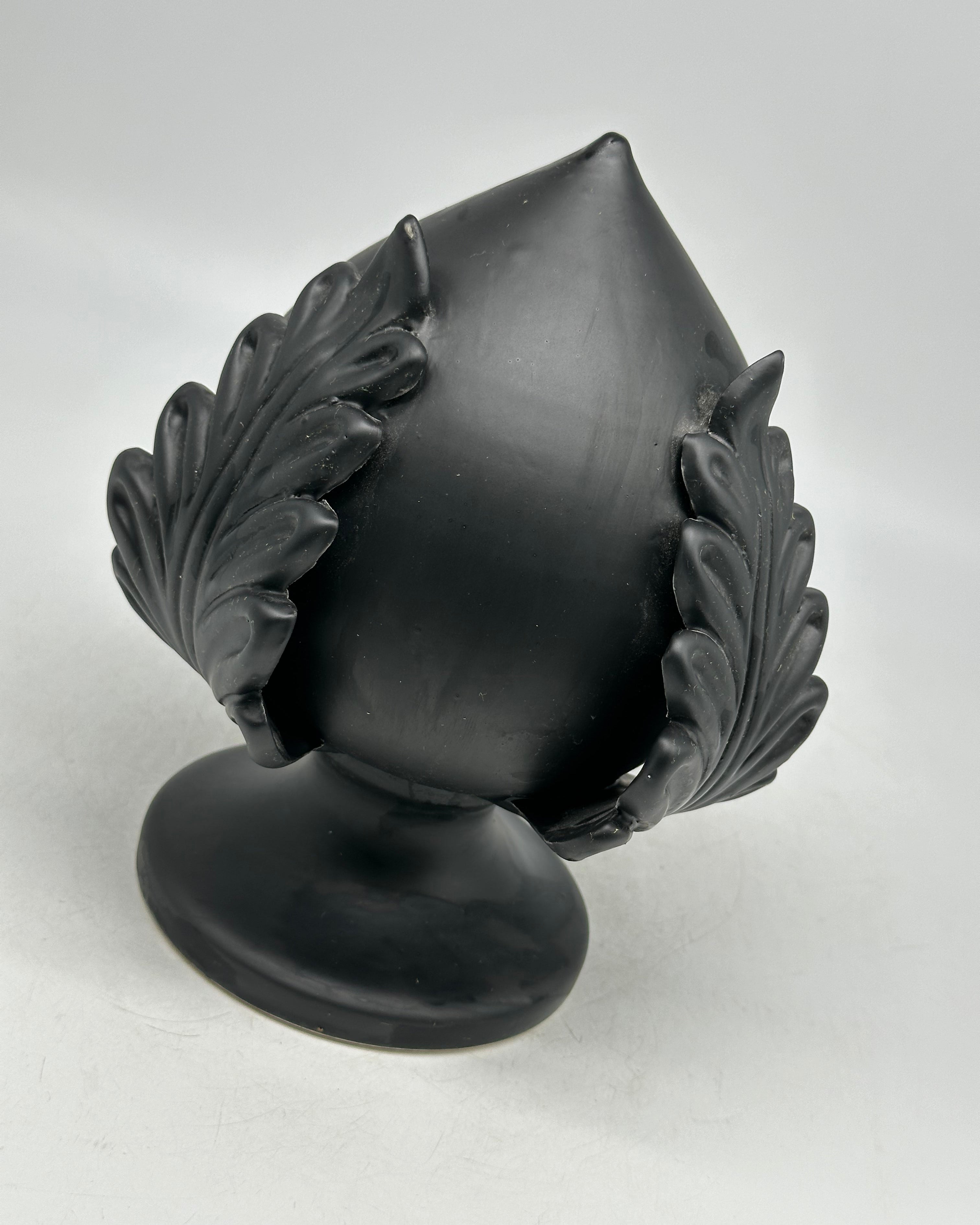 Pumo Ceramica Caltagirone cm H.20 Artigianale Nero Opaco - PUMI