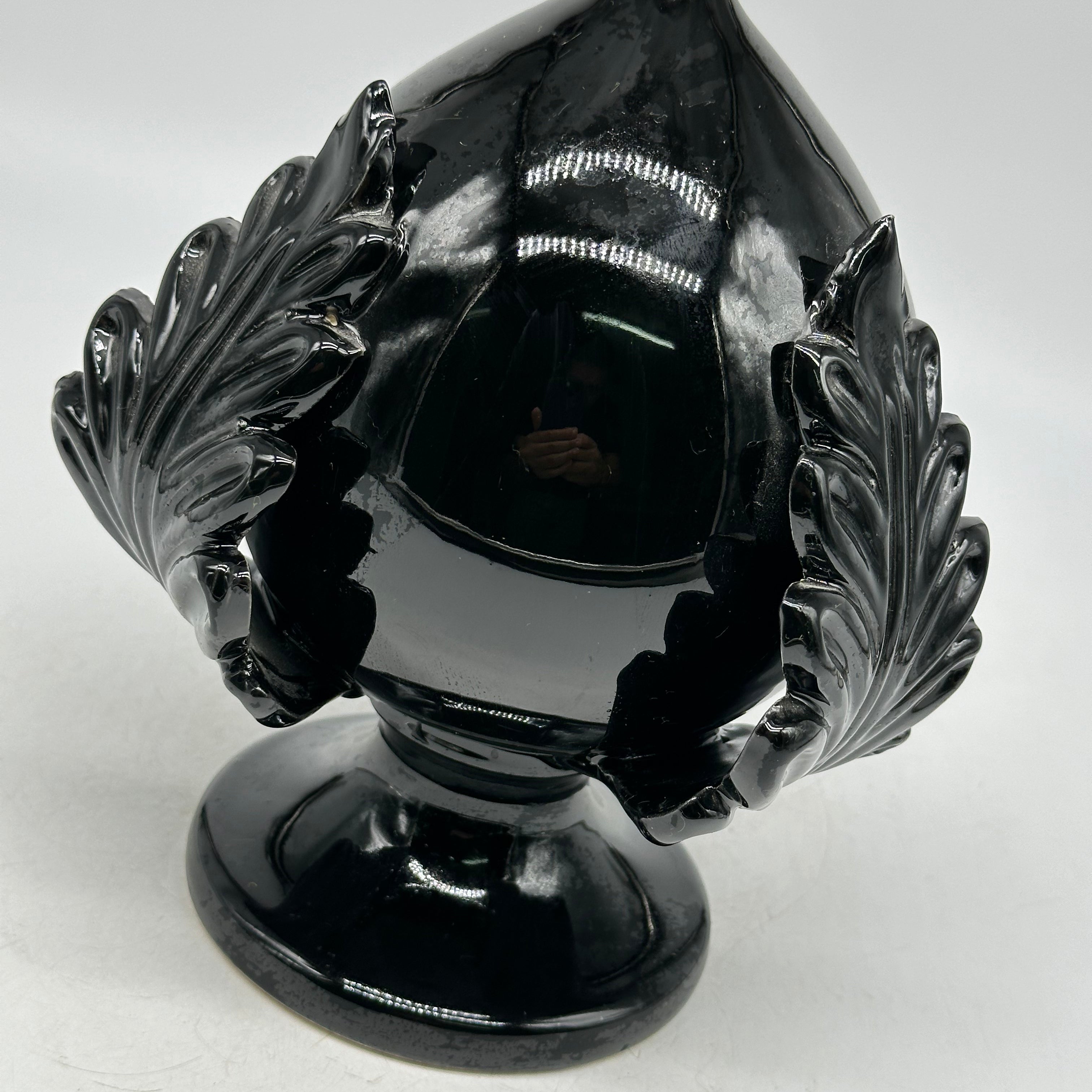 Pumo Ceramica Caltagirone cm H.20 Artigianale Nero - PUMI