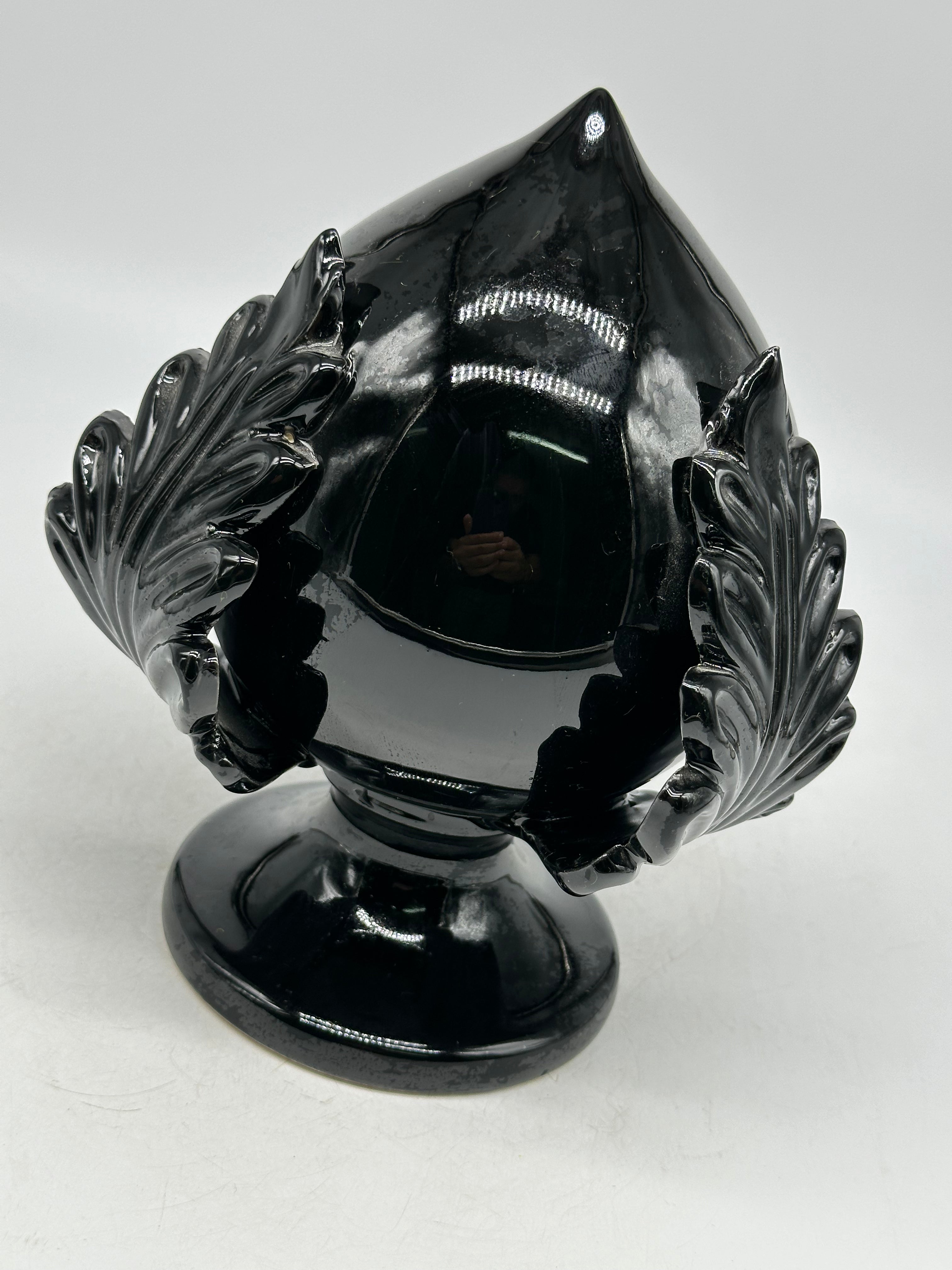 Pumo Ceramica Caltagirone cm H.20 Artigianale Nero - PUMI