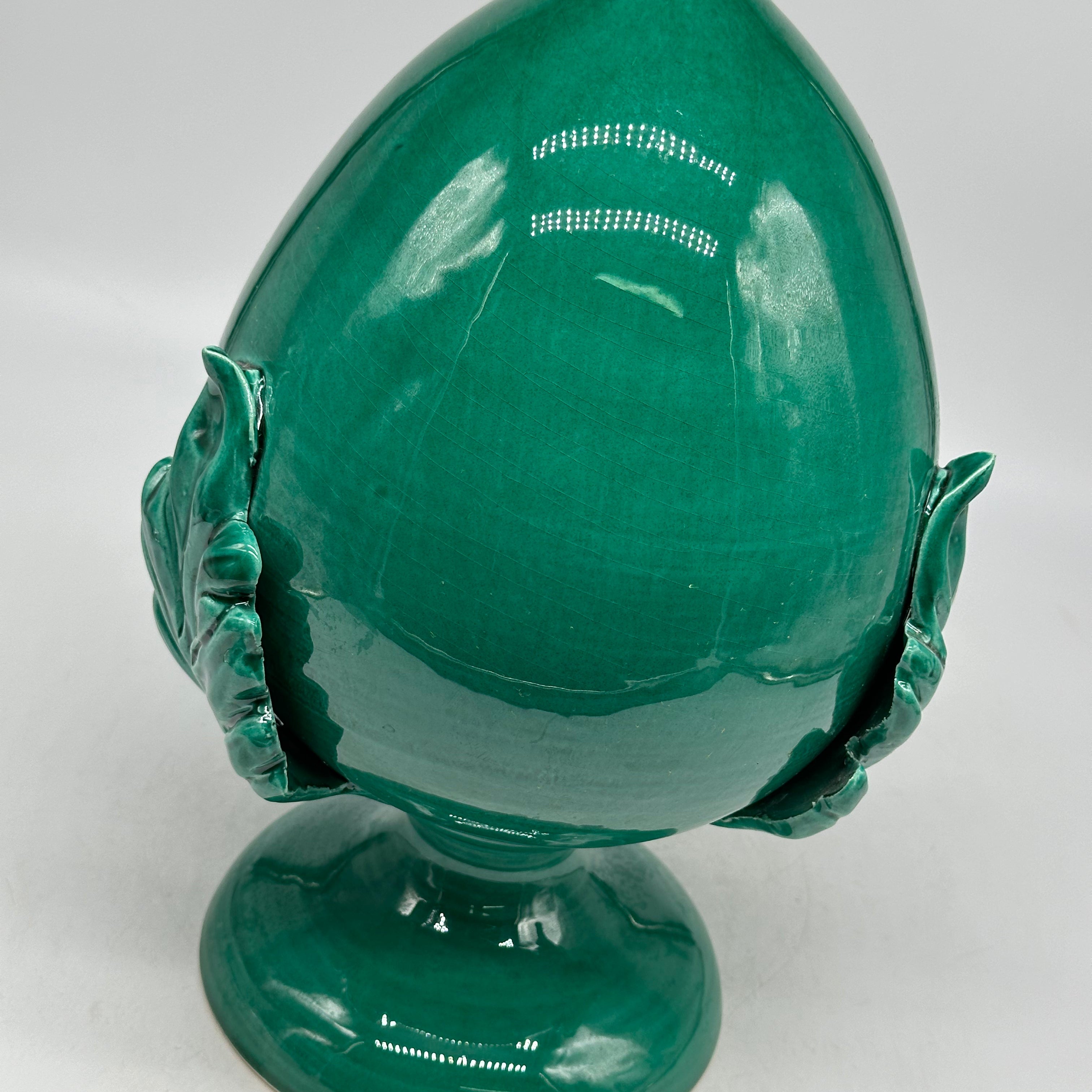 Pumo Ceramica Caltagirone cm H.30 Artigianale Verde - PUMI