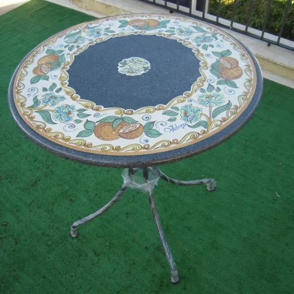 Tavolo Rotondo Arance – Sapore di Sicilia - TAVOLI