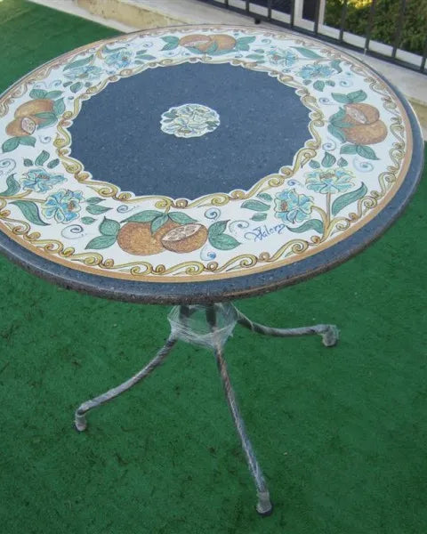 Tavolo Rotondo Arance – Sapore di Sicilia - TAVOLI