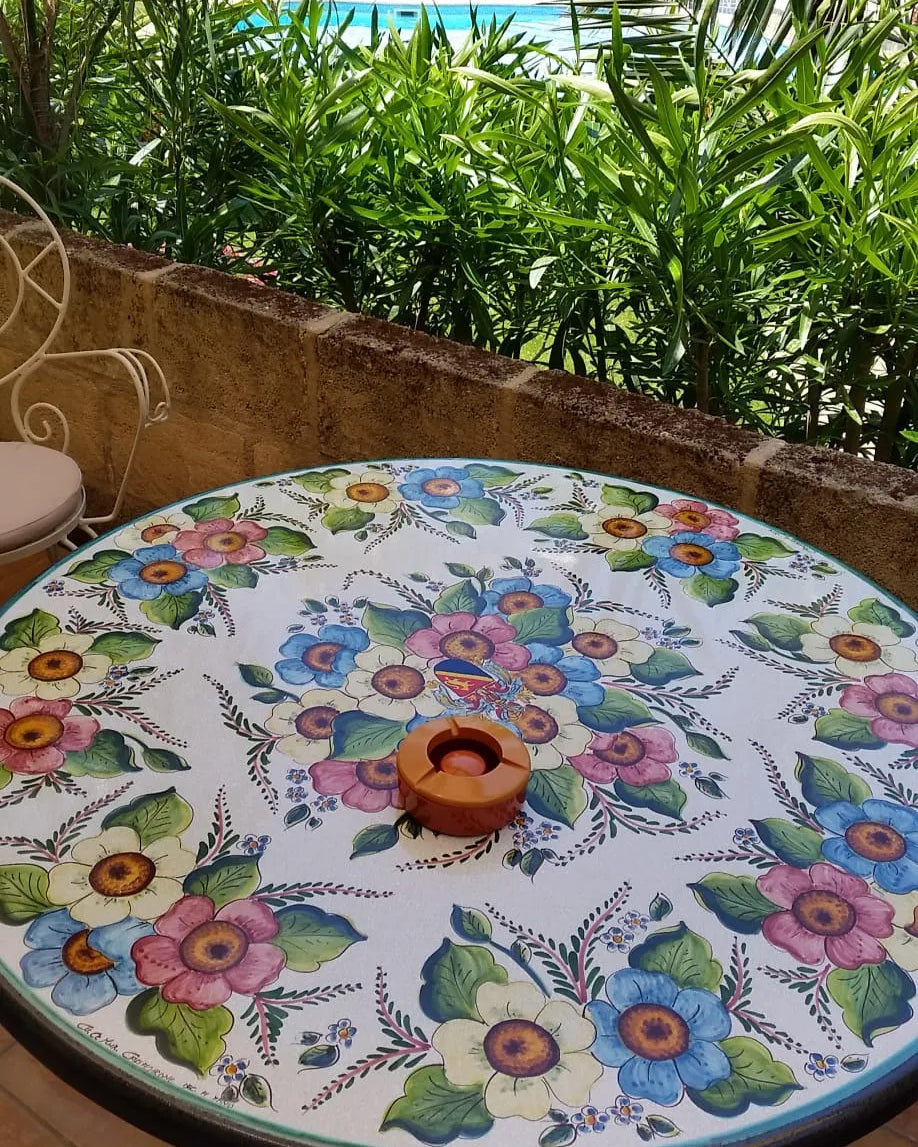 Tavolo Rotondo Fiori – Incanto Floreale - TAVOLI